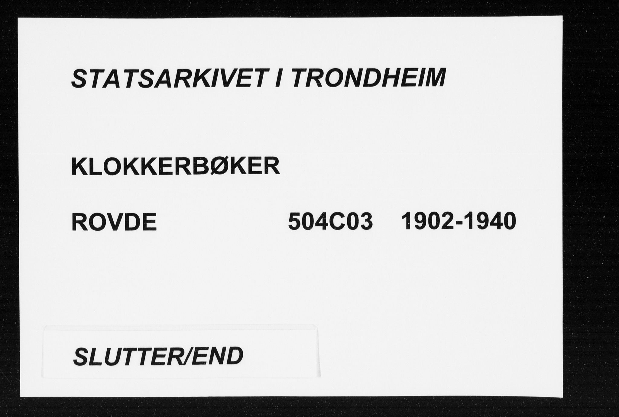Ministerialprotokoller, klokkerbøker og fødselsregistre - Møre og Romsdal, AV/SAT-A-1454/504/L0061: Klokkerbok nr. 504C03, 1902-1940