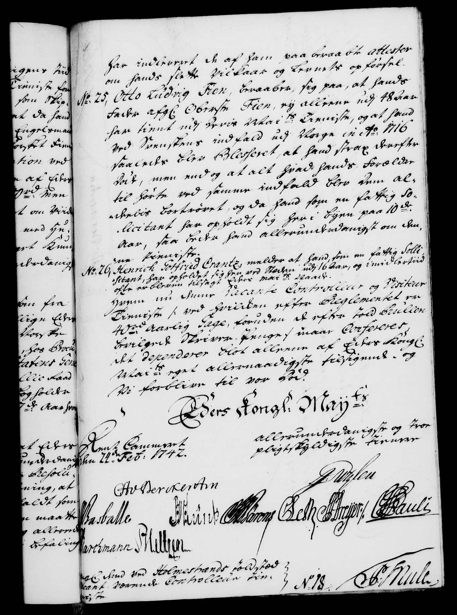 Rentekammeret, Kammerkanselliet, AV/RA-EA-3111/G/Gf/Gfa/L0025: Norsk relasjons- og resolusjonsprotokoll (merket RK 52.25), 1742, s. 202