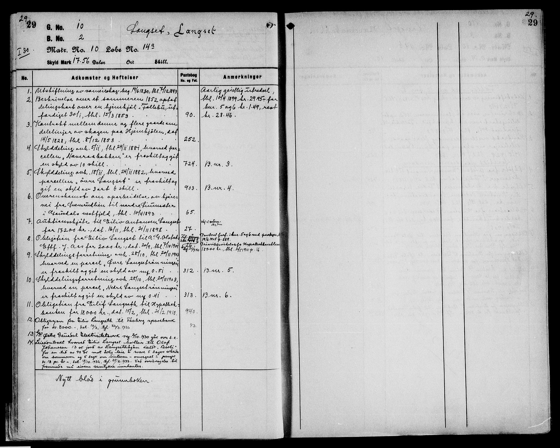 Sør-Gudbrandsdal tingrett, AV/SAH-TING-004/H/Ha/Hag/L0011: Panteregister nr. 3.11, 1913-1959, s. 29