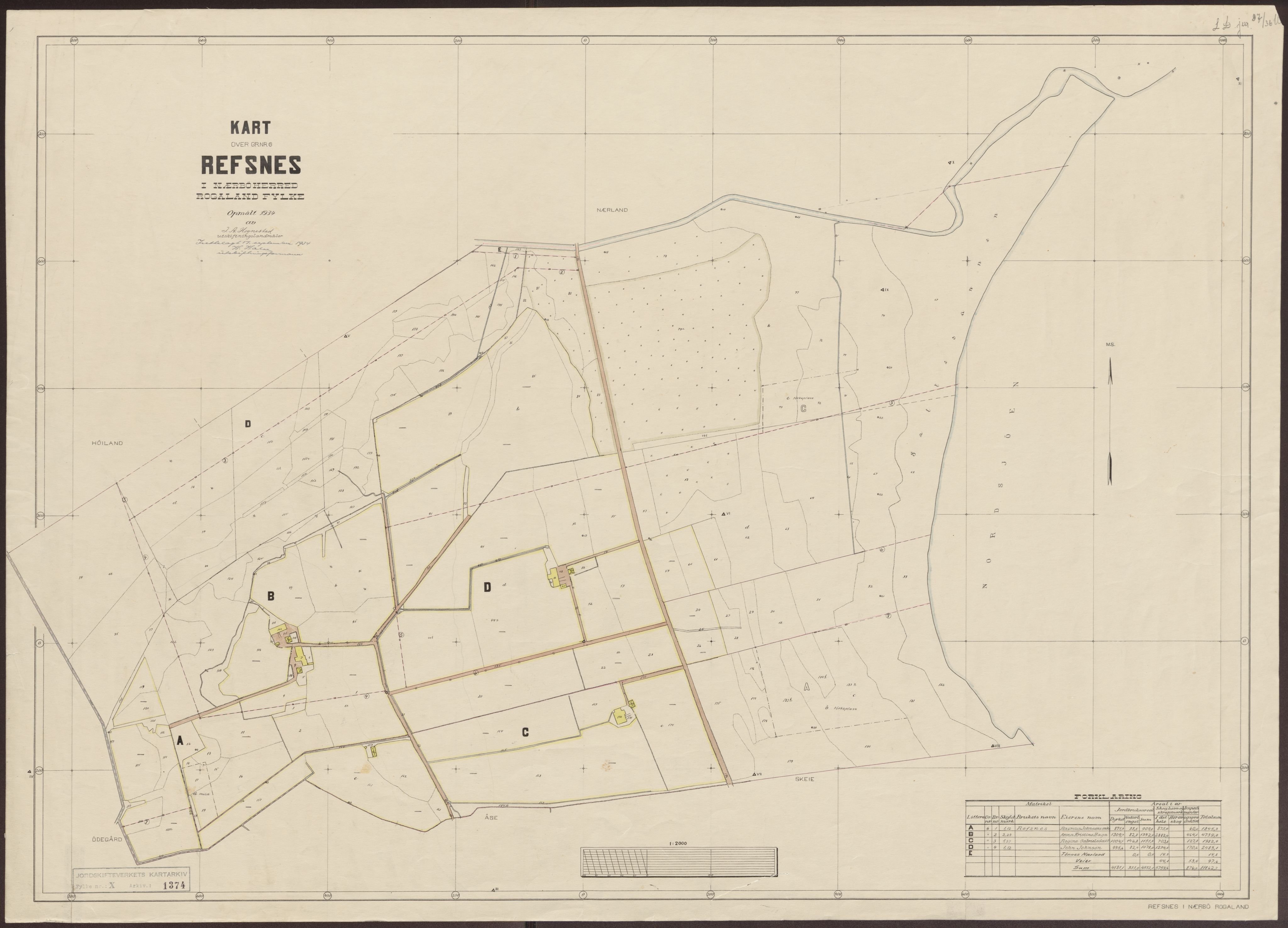 Jordskifteverkets kartarkiv, AV/RA-S-3929/T, 1859-1988, s. 1708