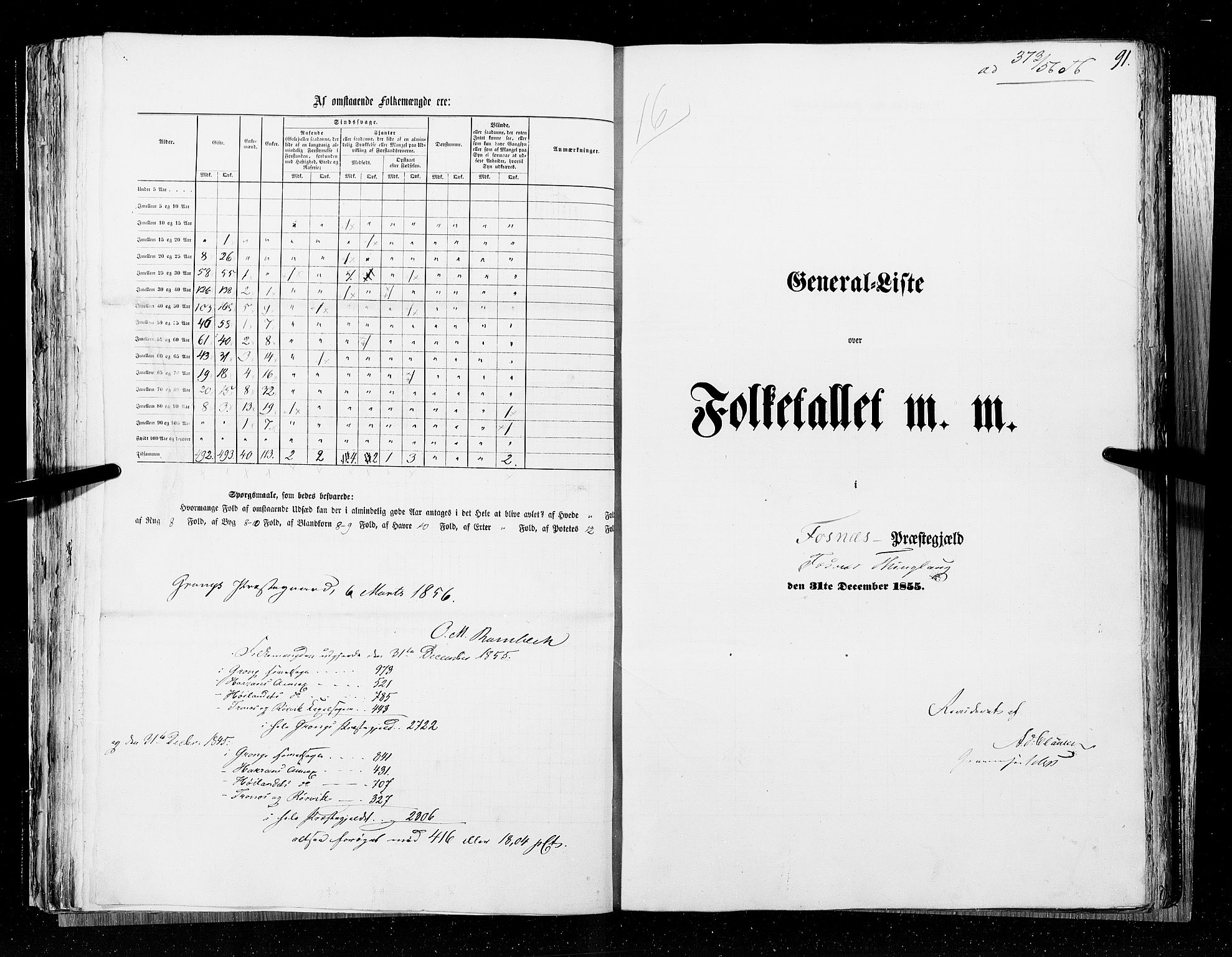 RA, Folketellingen 1855, bind 6A: Nordre Trondhjem amt og Nordland amt, 1855, s. 91