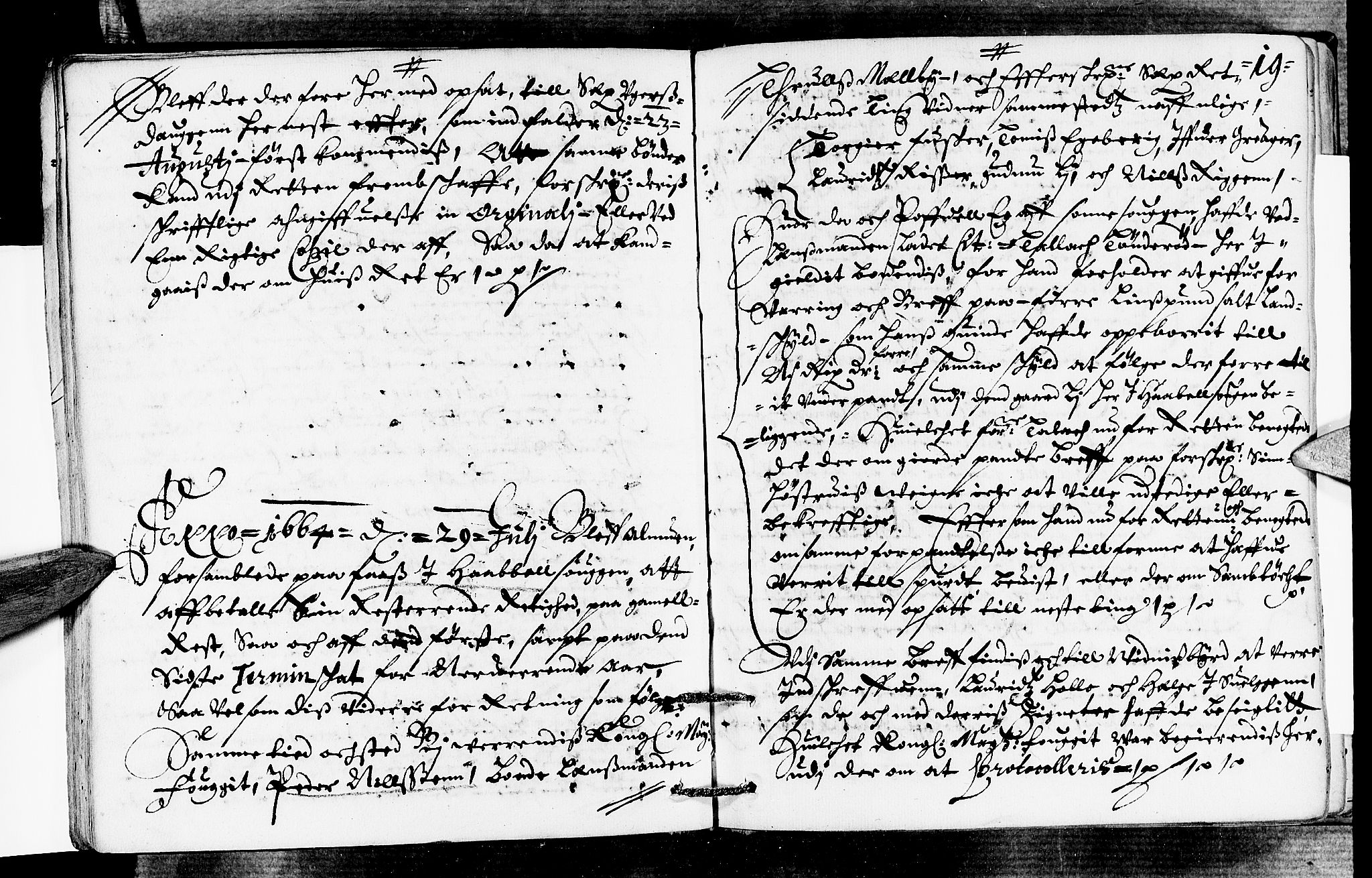 Moss sorenskriveri, AV/SAO-A-10168, 1664-1666, s. 18b-19a