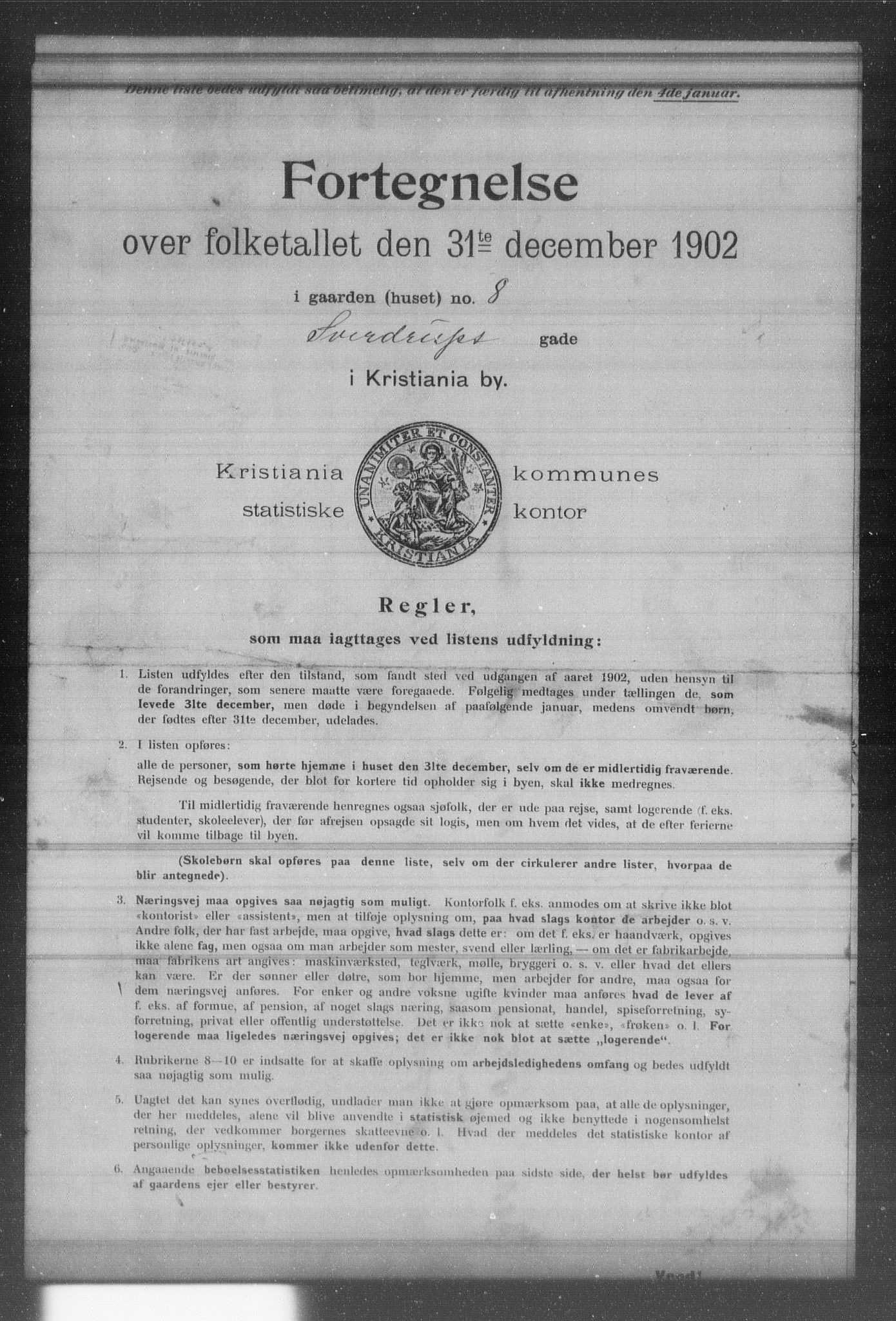 OBA, Kommunal folketelling 31.12.1902 for Kristiania kjøpstad, 1902, s. 19706