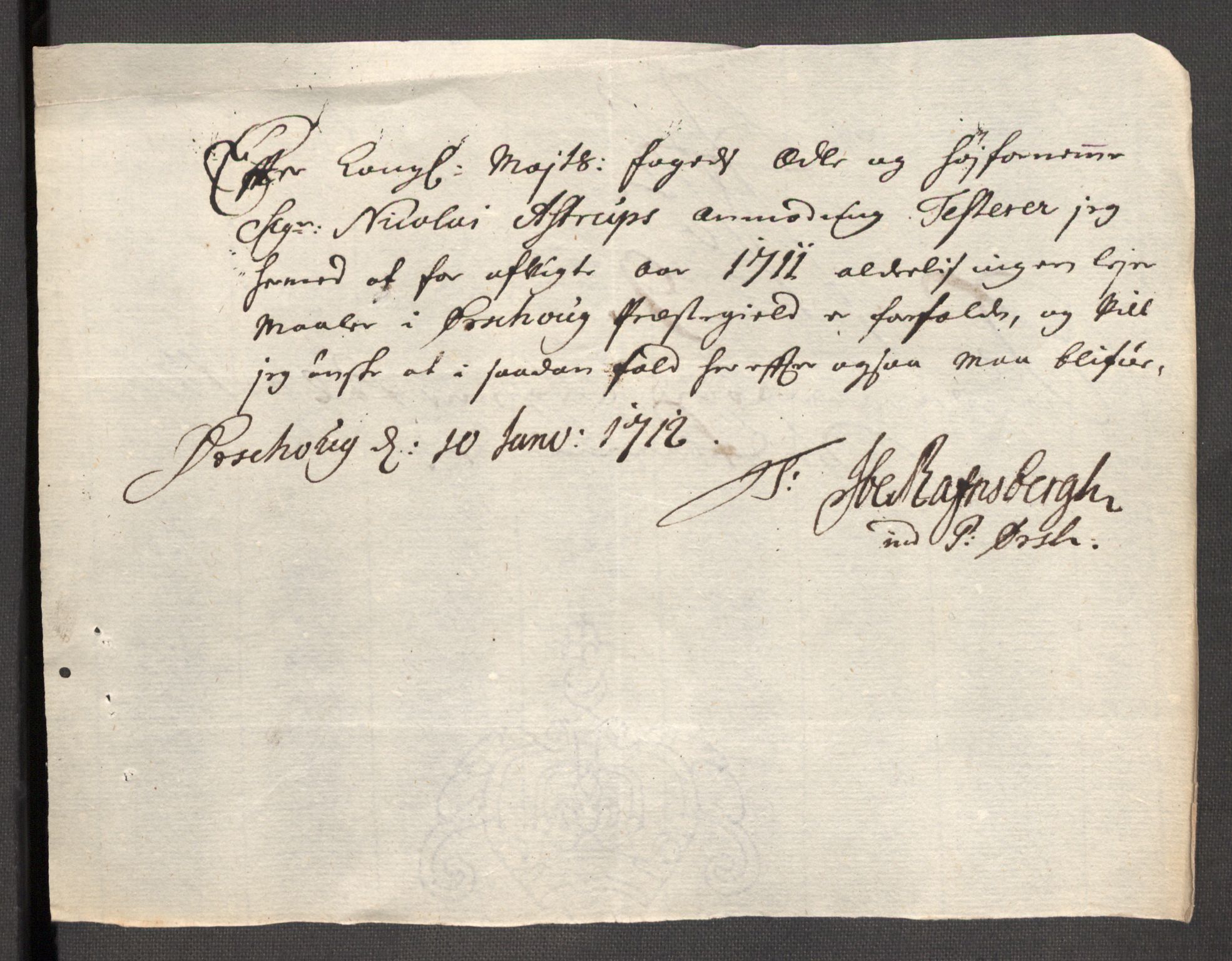 Rentekammeret inntil 1814, Reviderte regnskaper, Fogderegnskap, RA/EA-4092/R54/L3564: Fogderegnskap Sunnmøre, 1711, s. 126