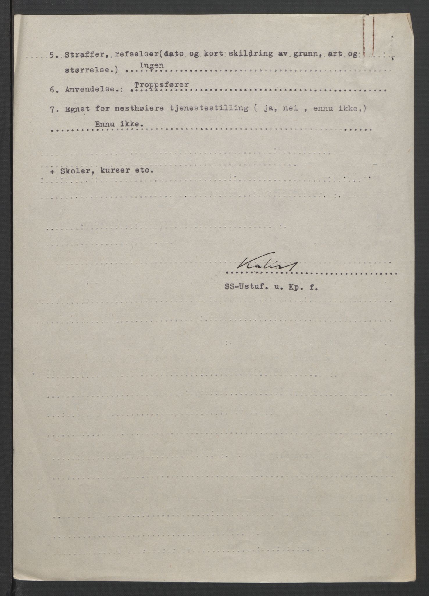 NS-administrasjonen 1940-1945 (Statsrådsekretariatet, de kommisariske statsråder mm), AV/RA-S-4279/D/Db/L0090: Foredrag til vedtak utenfor ministermøte, 1942-1945, s. 694