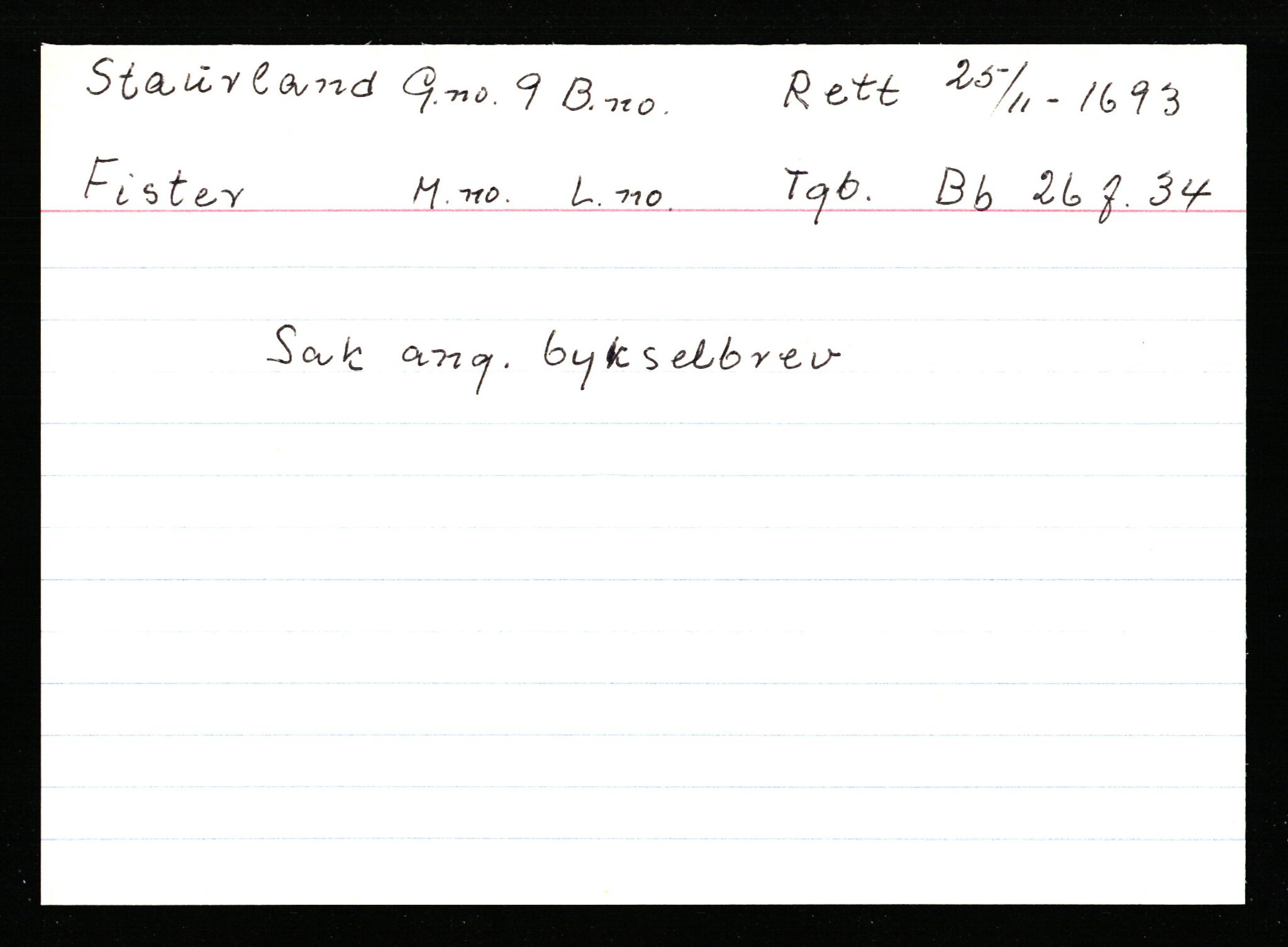 Statsarkivet i Stavanger, AV/SAST-A-101971/03/Y/Ym/L0054: Åstedskort sortert etter gårdsnavn: Soleim - Stavneim, 1600-1950, s. 509