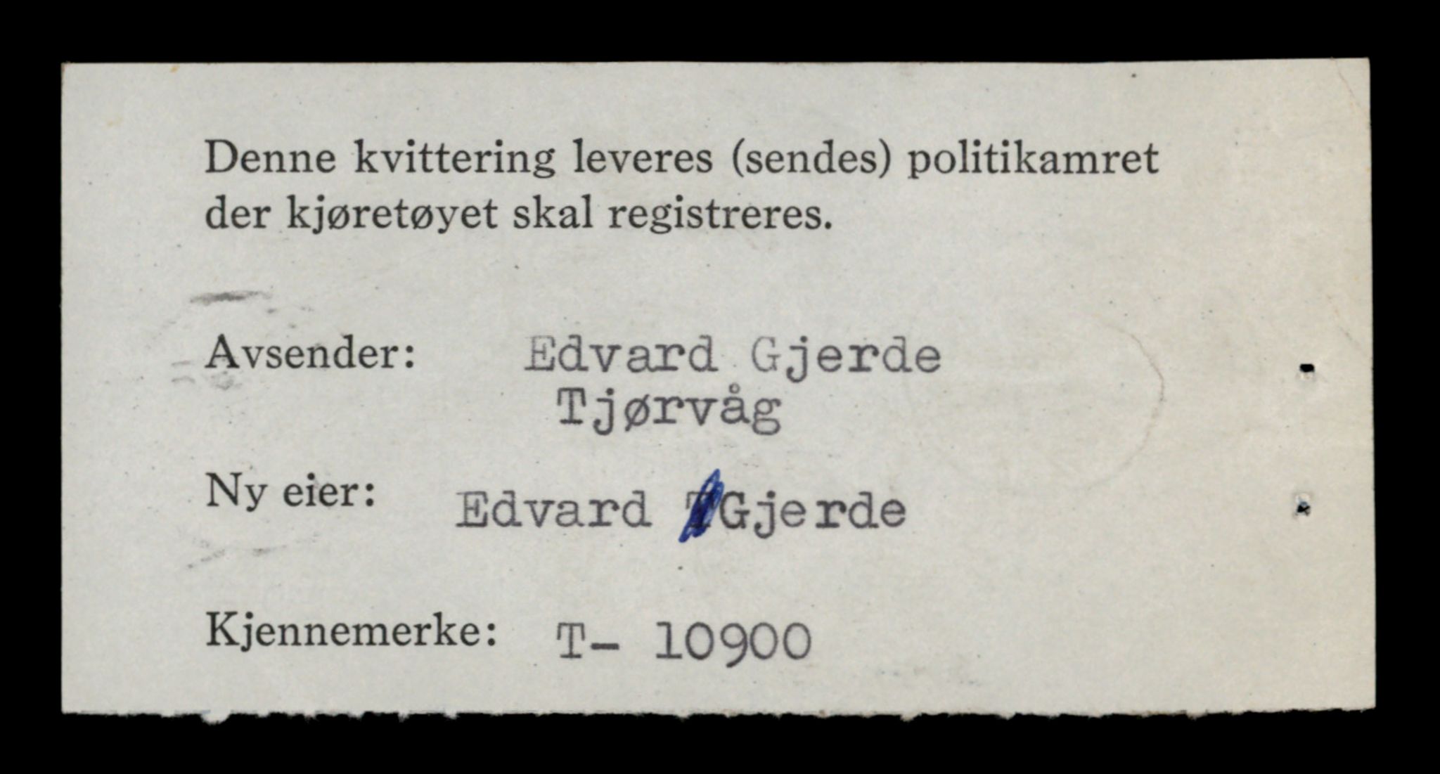 Møre og Romsdal vegkontor - Ålesund trafikkstasjon, AV/SAT-A-4099/F/Fe/L0024: Registreringskort for kjøretøy T 10810 - T 10930, 1927-1998, s. 2358