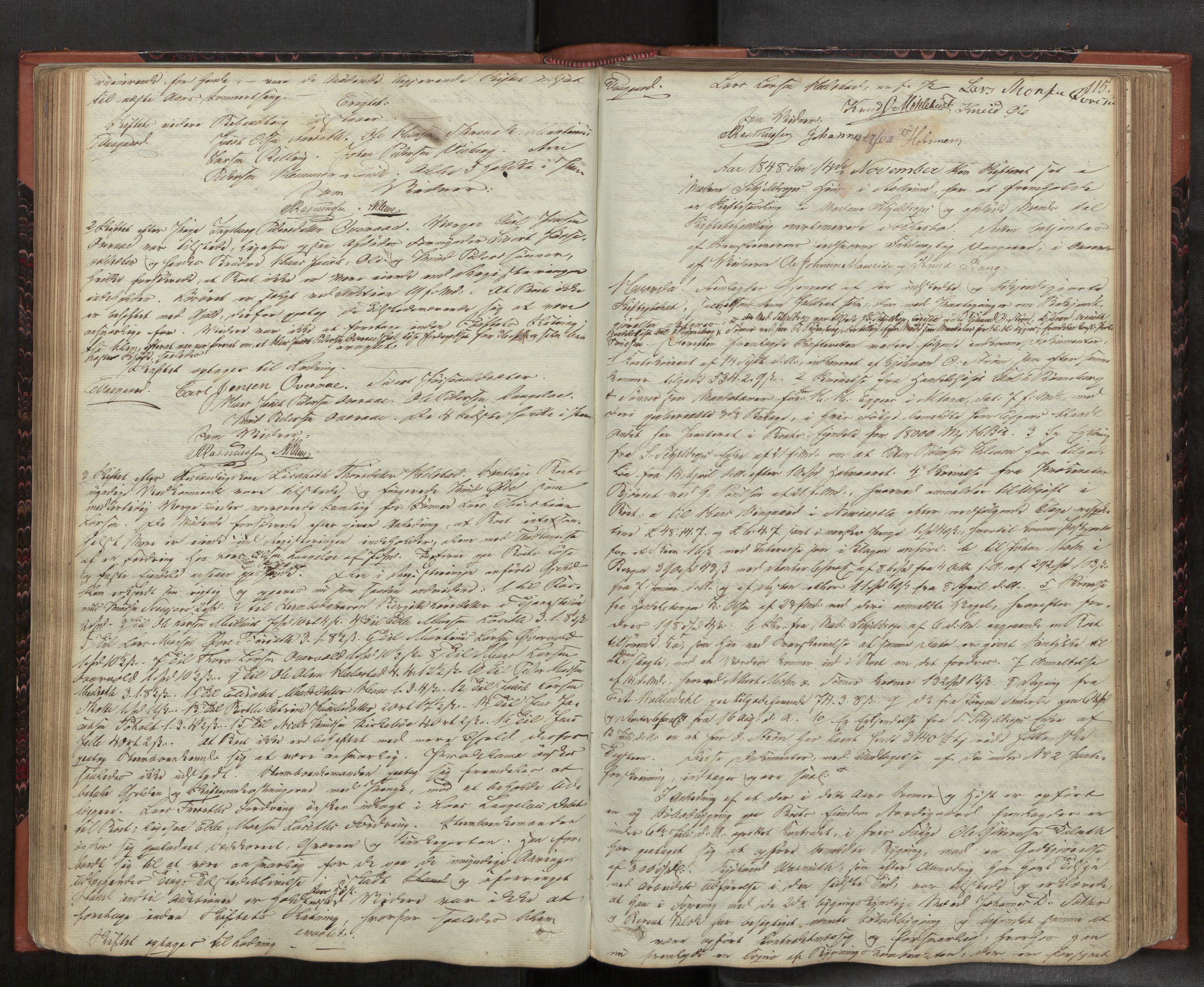 Nordre Sunnmøre sorenskriveri, AV/SAT-A-0006/1/3/3B/L0001: Skiftebehandlingsprotokoll, 1846-1852, s. 115