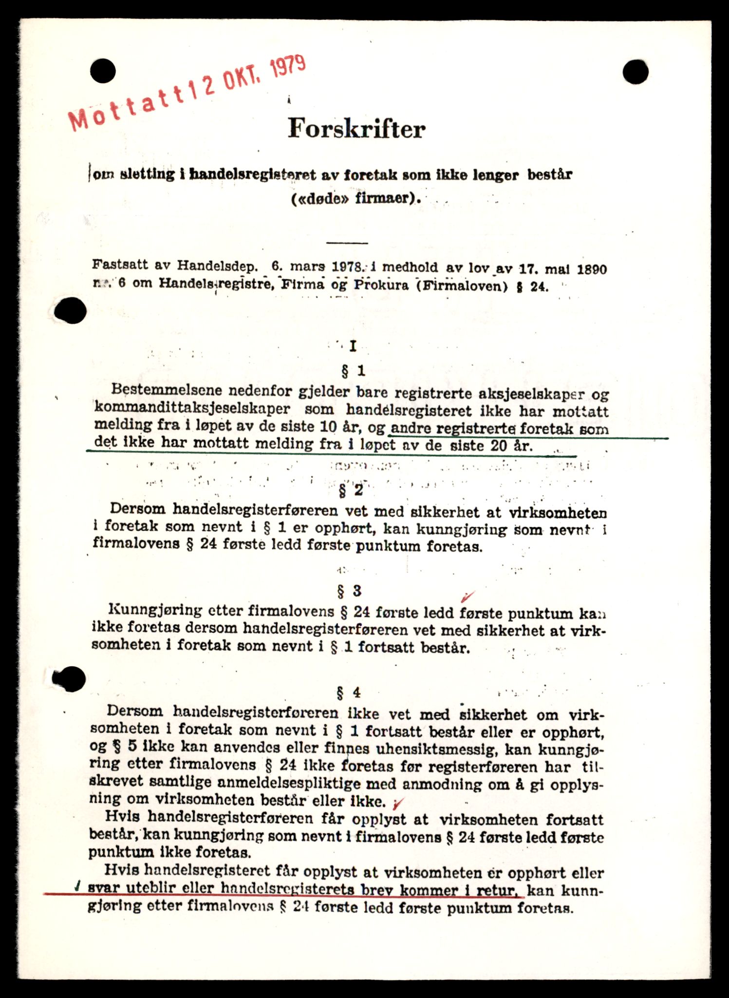 Namdal sorenskriveri, AV/SAT-A-4133/2/J/Jc/Jcb/L0002: Enkeltmannsforetak, 1930-1990, s. 1