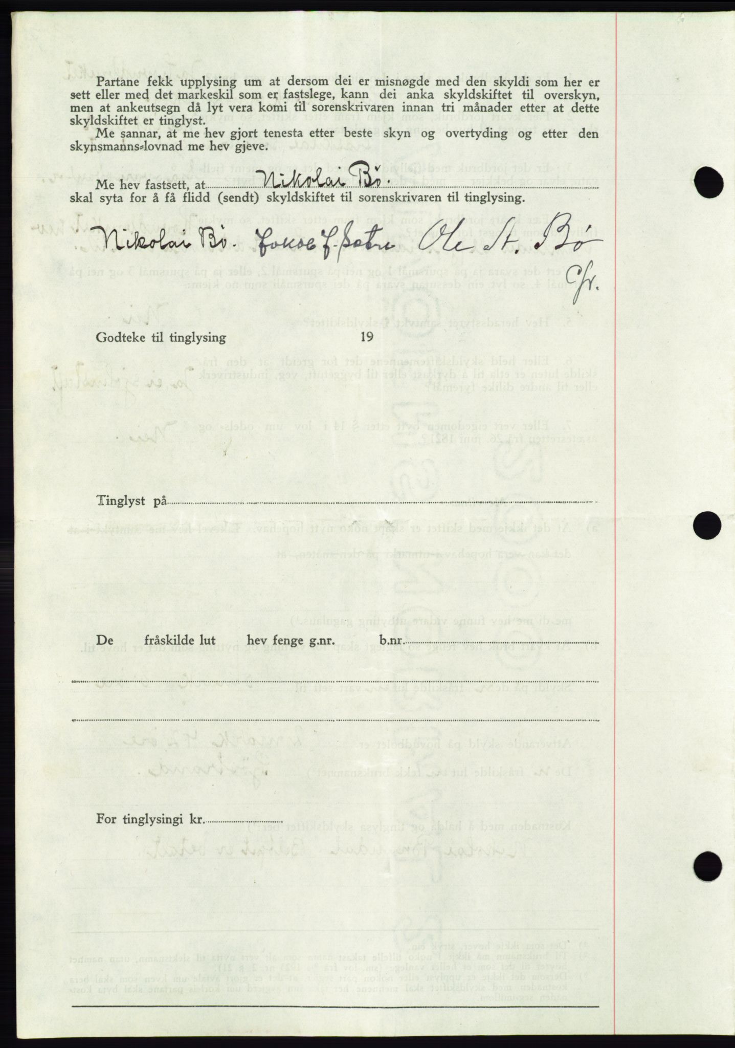 Søre Sunnmøre sorenskriveri, AV/SAT-A-4122/1/2/2C/L0065: Pantebok nr. 59, 1938-1938, Dagboknr: 614/1938