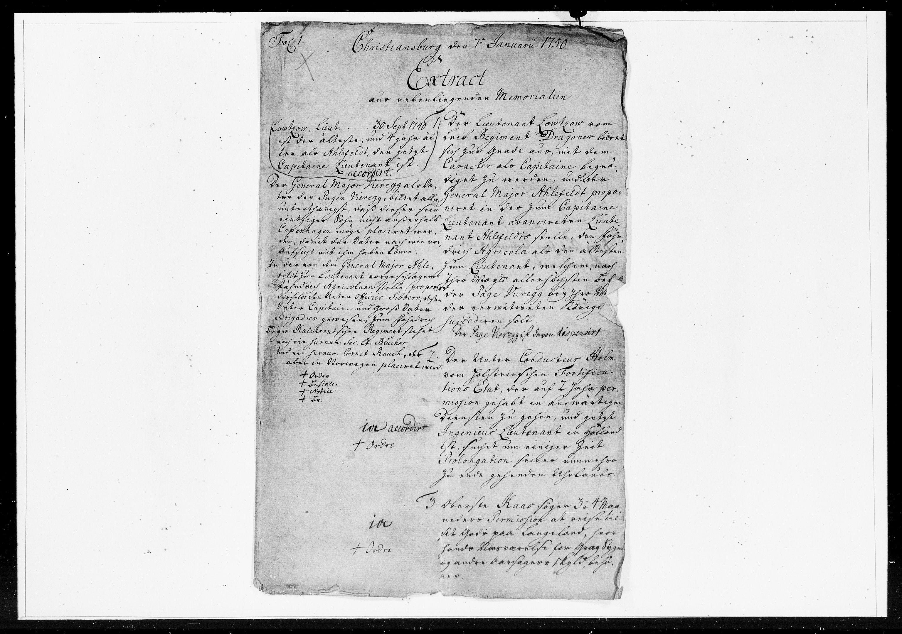 Krigskollegiet, Krigskancelliet, DRA/A-0006/-/1218-1225: Refererede sager, 1750, s. 2