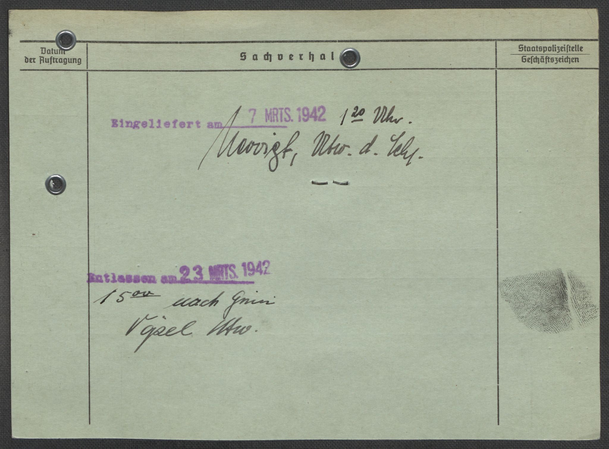 Befehlshaber der Sicherheitspolizei und des SD, AV/RA-RAFA-5969/E/Ea/Eaa/L0009: Register over norske fanger i Møllergata 19: Ru-Sy, 1940-1945, s. 121