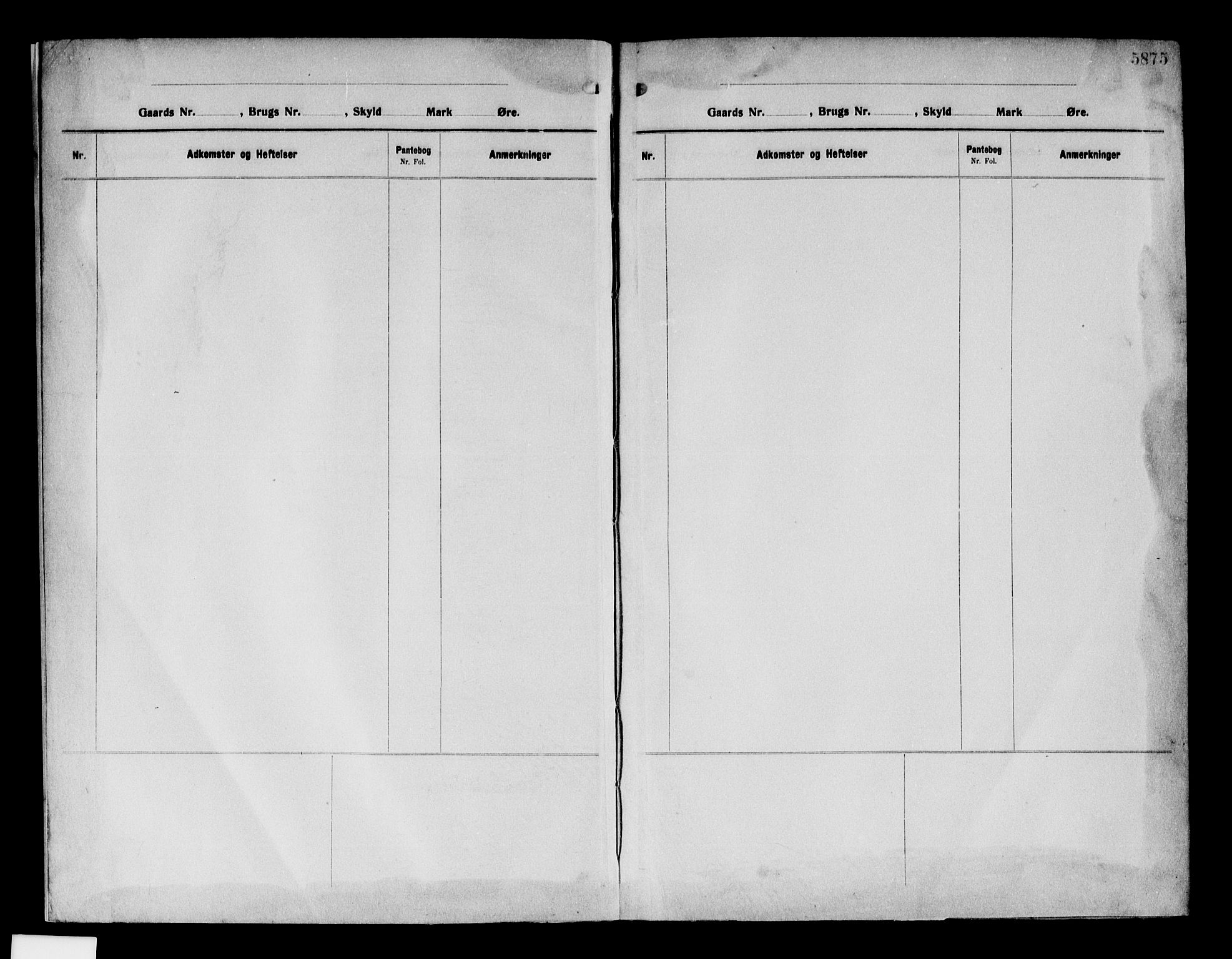 Aker herredsskriveri, SAO/A-10896/G/Ga/Gab/Gabb/L0011a: Panteregister nr. II 11a, 1922-1950, s. 5875