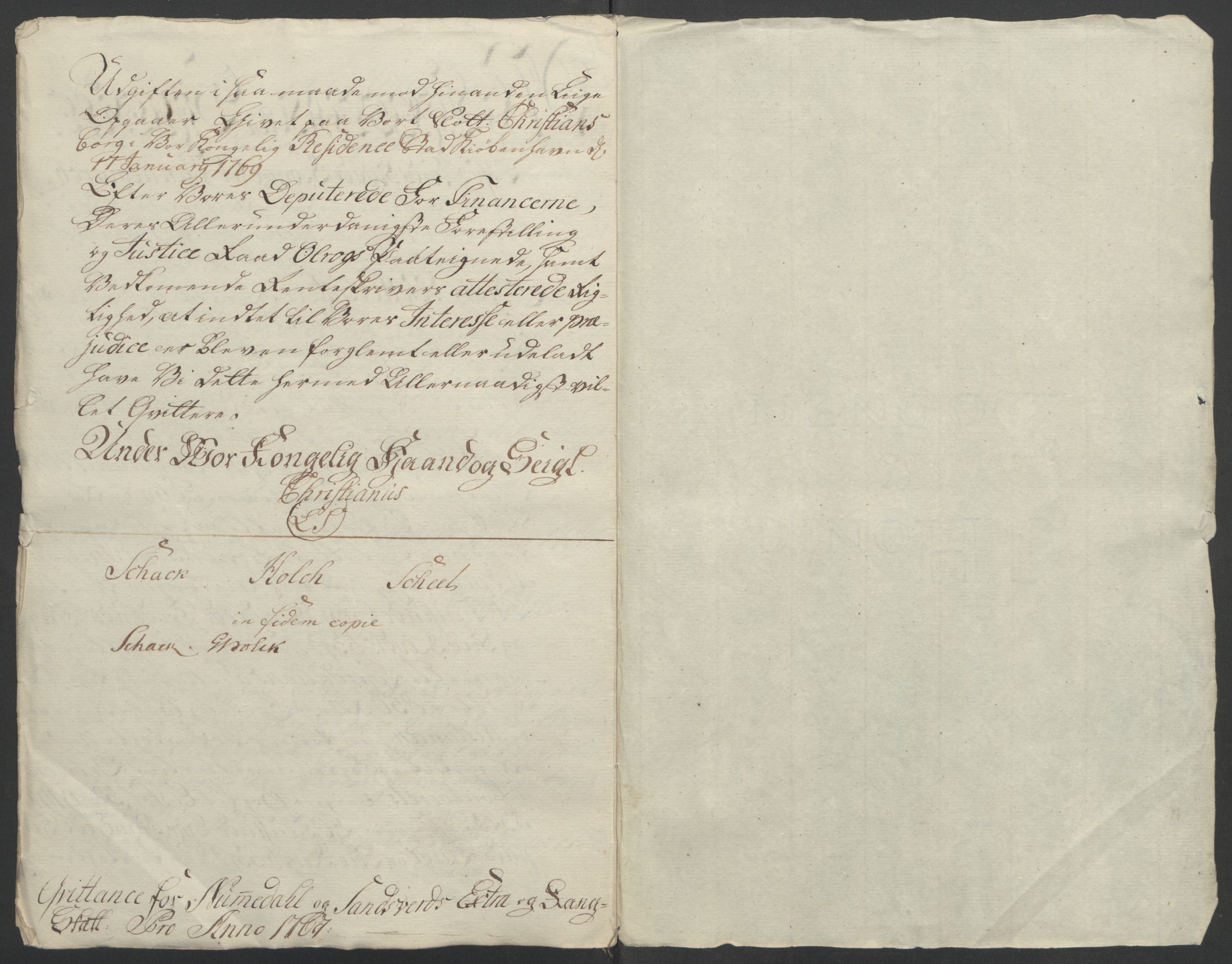 Rentekammeret inntil 1814, Reviderte regnskaper, Fogderegnskap, RA/EA-4092/R24/L1672: Ekstraskatten Numedal og Sandsvær, 1762-1767, s. 327