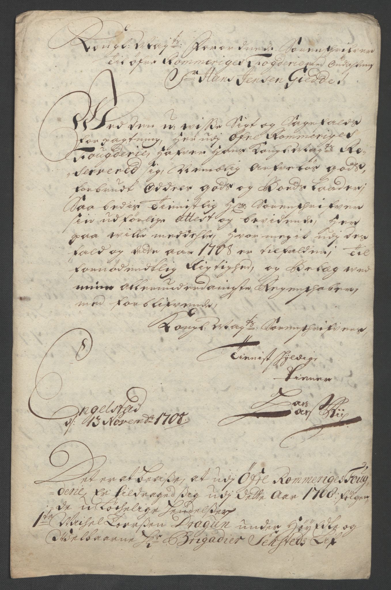 Rentekammeret inntil 1814, Reviderte regnskaper, Fogderegnskap, AV/RA-EA-4092/R12/L0719: Fogderegnskap Øvre Romerike, 1708-1709, s. 35