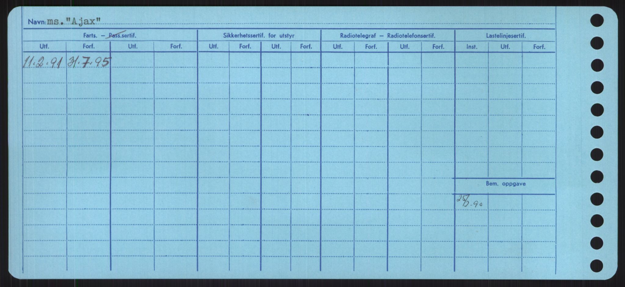 Sjøfartsdirektoratet med forløpere, Skipsmålingen, RA/S-1627/H/Ha/L0001/0001: Fartøy, A-Eig / Fartøy A-Bjøn, s. 48