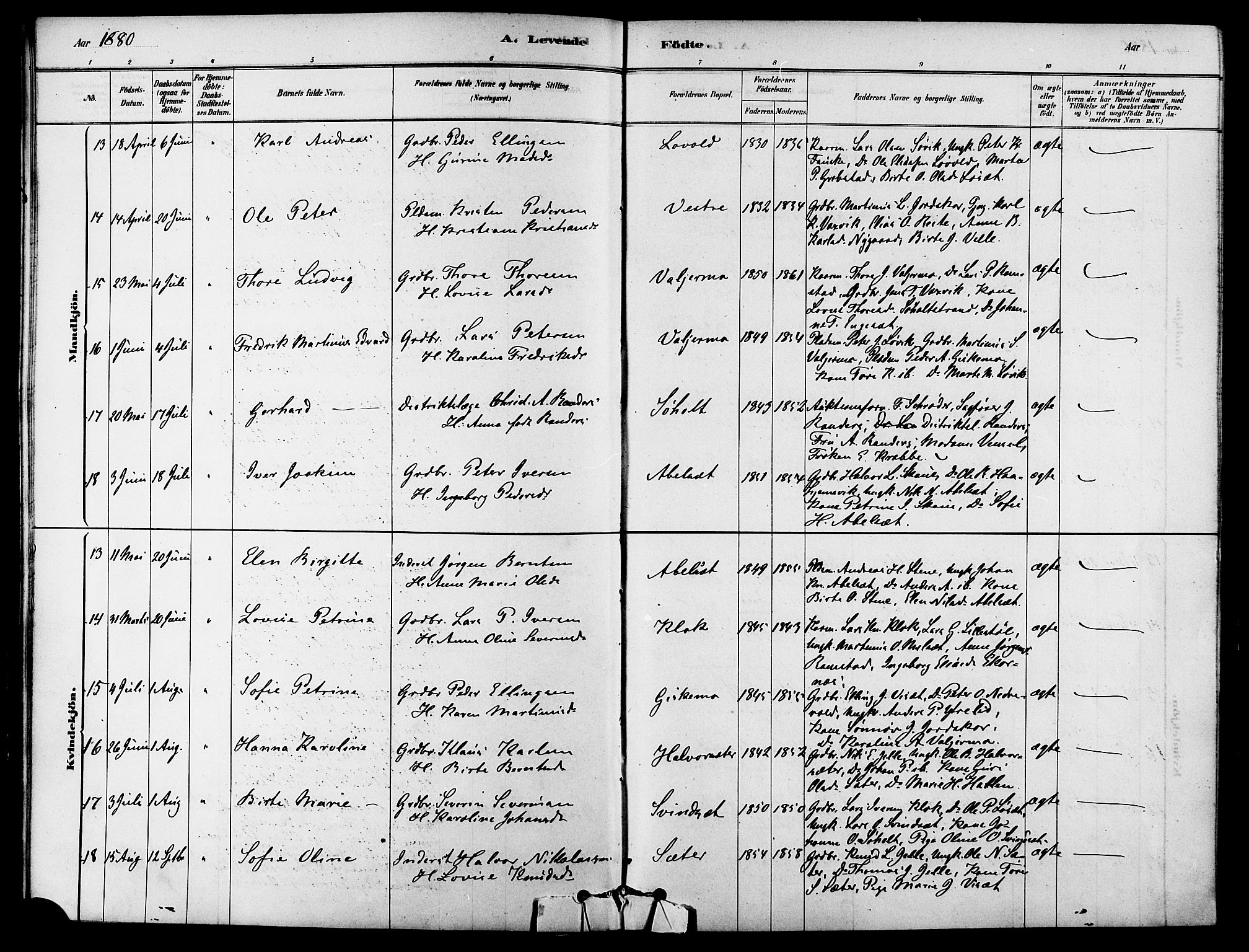 Ministerialprotokoller, klokkerbøker og fødselsregistre - Møre og Romsdal, AV/SAT-A-1454/522/L0315: Ministerialbok nr. 522A10, 1878-1890