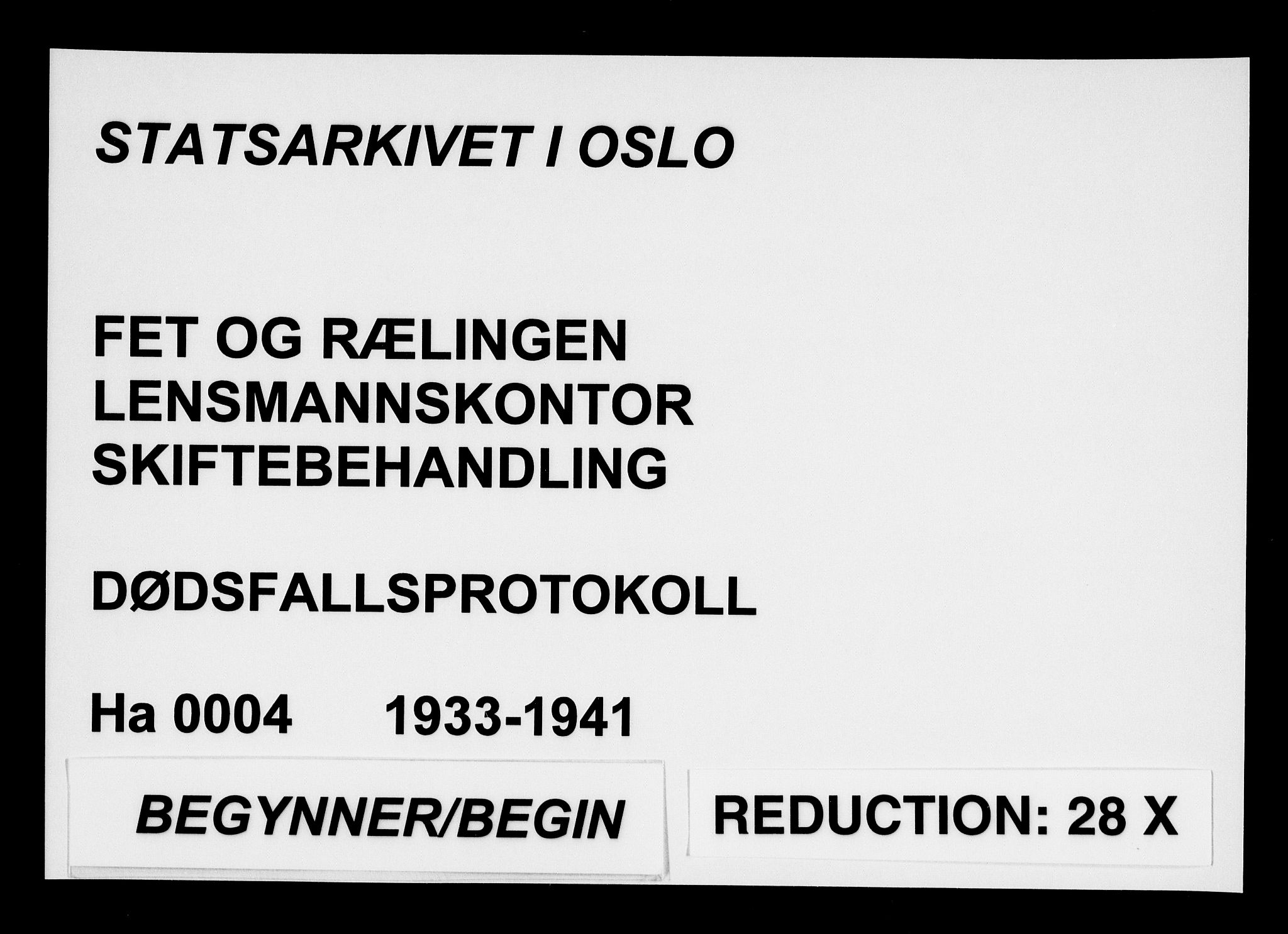 Fet og Rælingen lensmannskontor, AV/SAO-A-10769/H/Ha/L0004: Dødsfallsprotokoll, 1933-1941