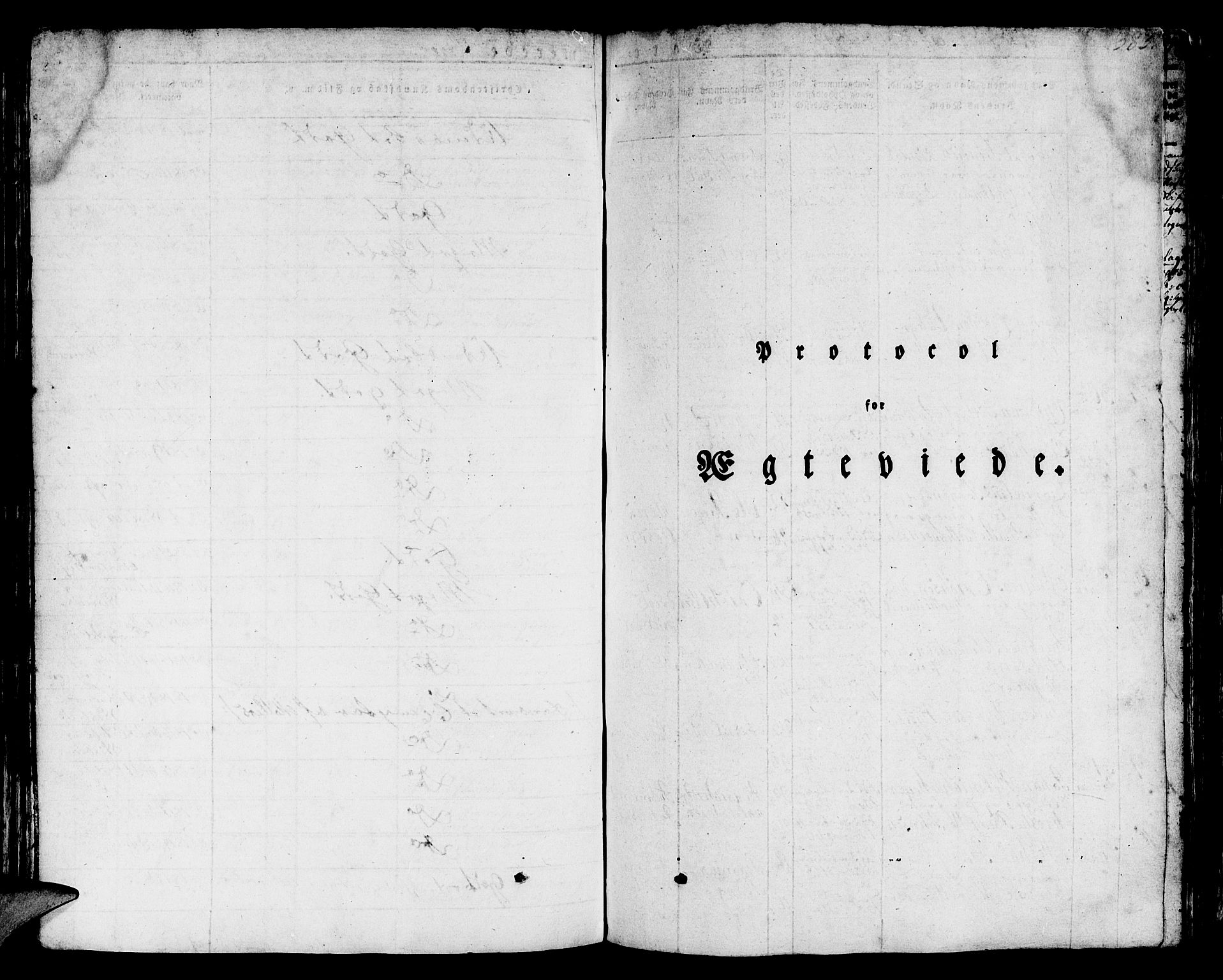 Domkirken sokneprestembete, SAB/A-74801/H/Hab/L0002: Klokkerbok nr. A 2, 1821-1839, s. 383