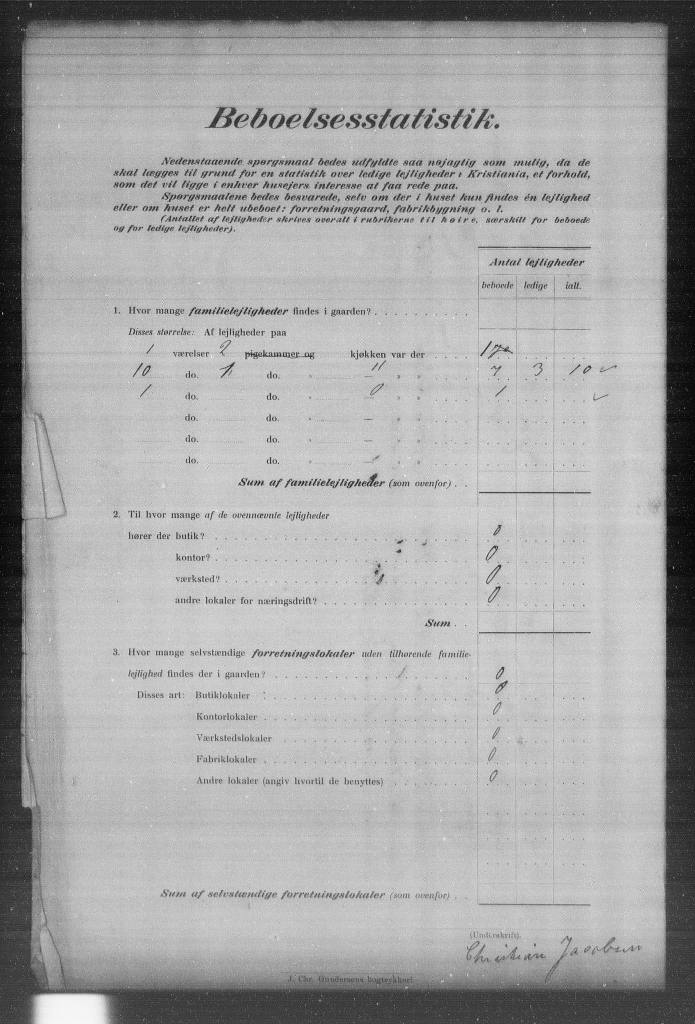 OBA, Kommunal folketelling 31.12.1903 for Kristiania kjøpstad, 1903, s. 16558