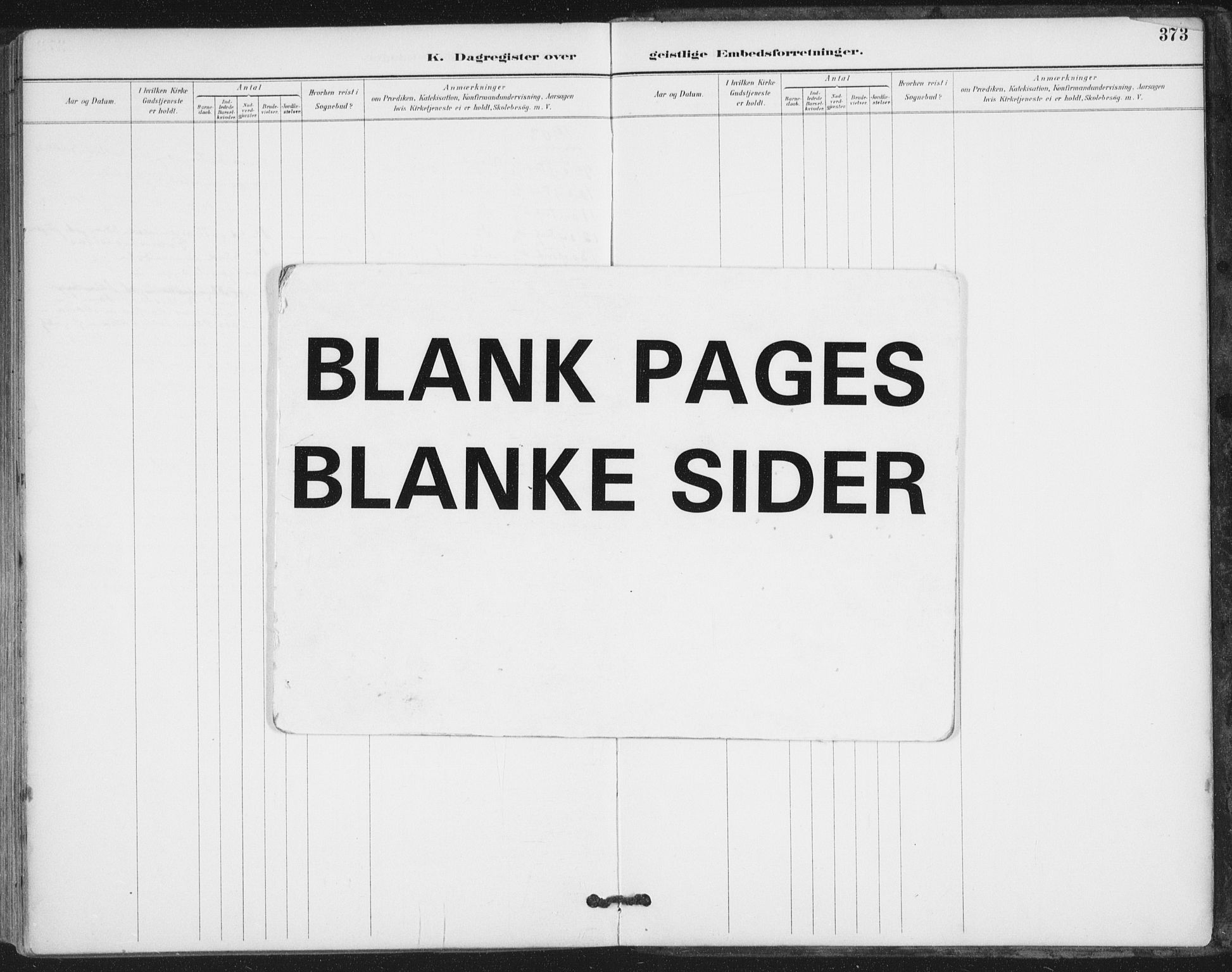 Ministerialprotokoller, klokkerbøker og fødselsregistre - Nordland, AV/SAT-A-1459/816/L0244: Ministerialbok nr. 816A10, 1886-1903, s. 373