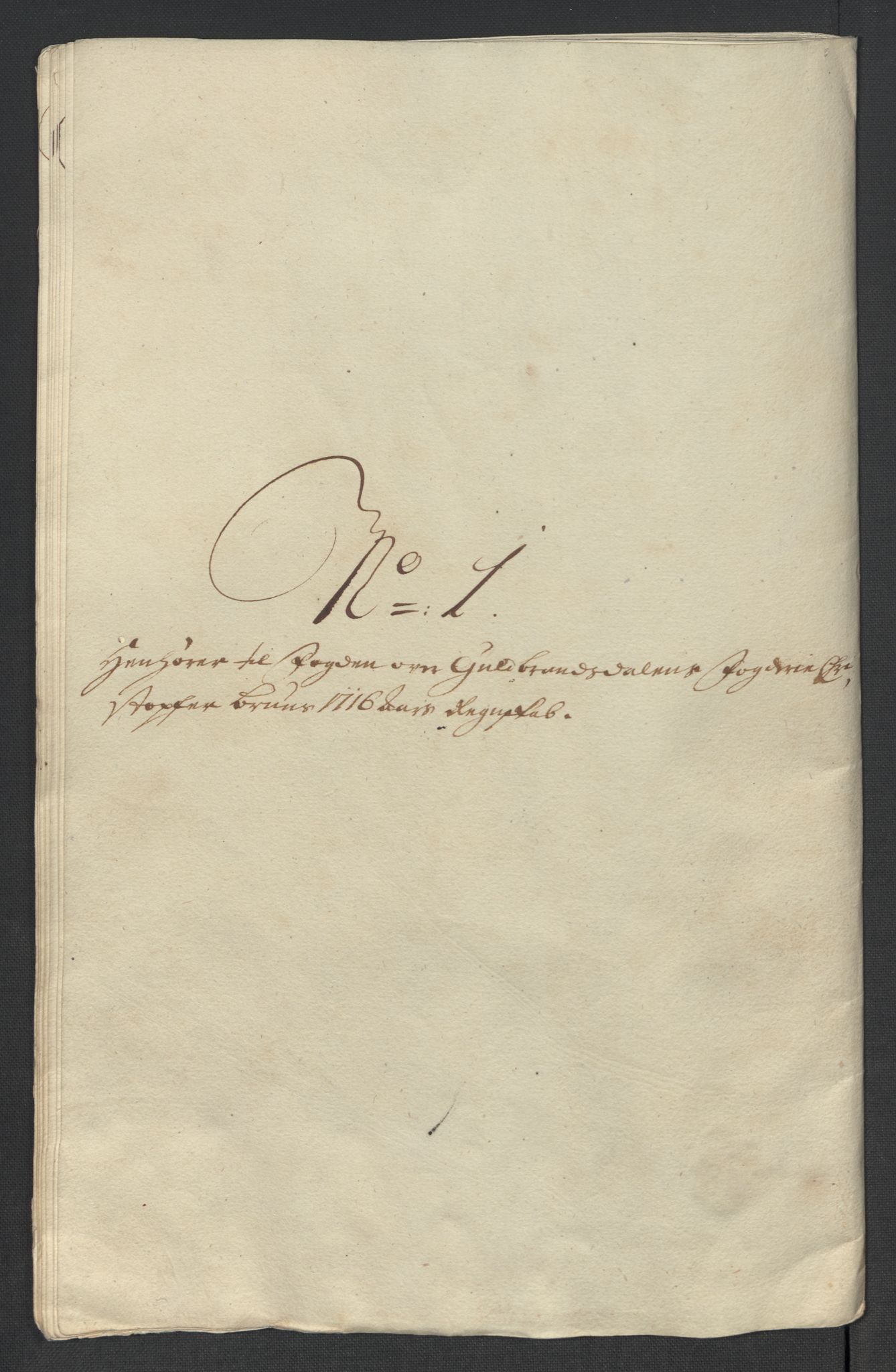 Rentekammeret inntil 1814, Reviderte regnskaper, Fogderegnskap, RA/EA-4092/R17/L1186: Fogderegnskap Gudbrandsdal, 1716, s. 32