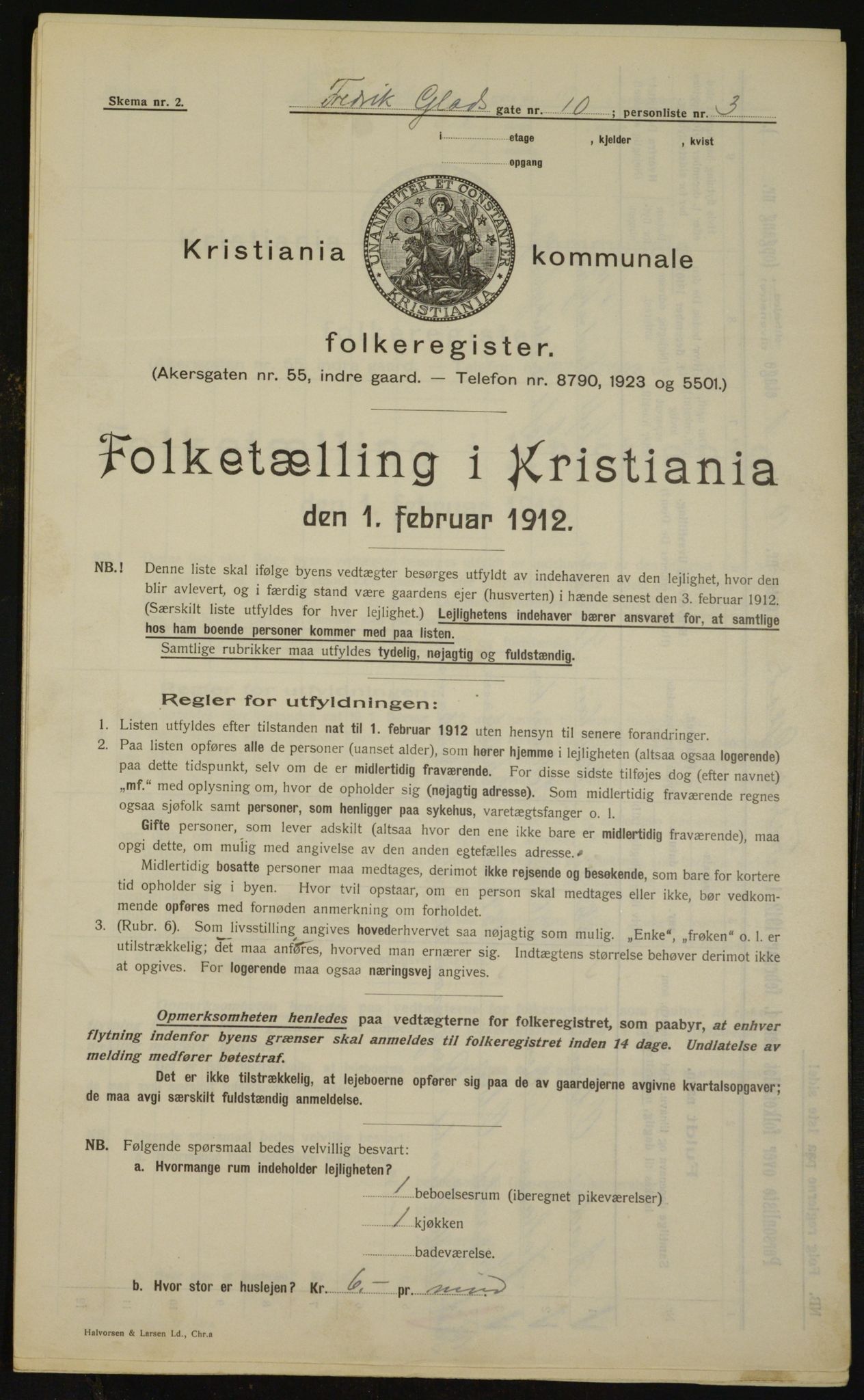 OBA, Kommunal folketelling 1.2.1912 for Kristiania, 1912, s. 26558