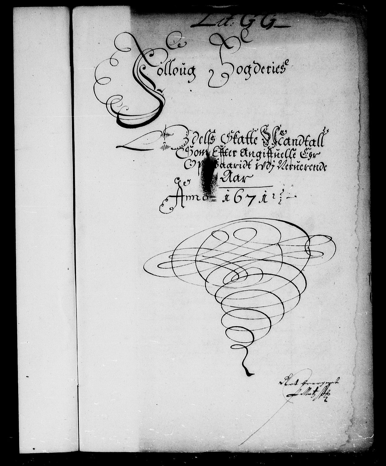 Rentekammeret inntil 1814, Reviderte regnskaper, Stiftamtstueregnskaper, Landkommissariatet på Akershus og Akershus stiftamt, AV/RA-EA-5869/R/Rb/L0077: Akershus stiftamt, 1671