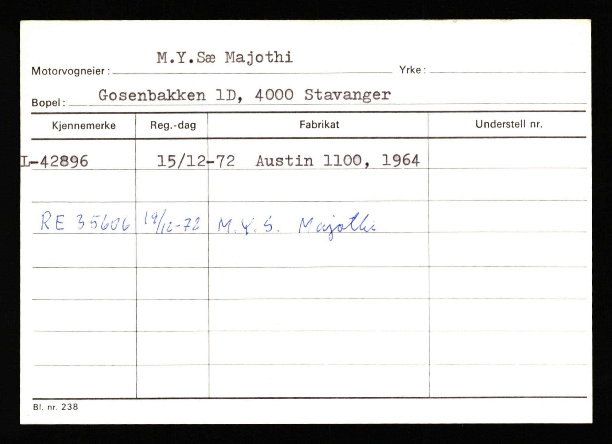 Stavanger trafikkstasjon, SAST/A-101942/0/G/L0006: Registreringsnummer: 34250 - 49007, 1930-1971, s. 2281