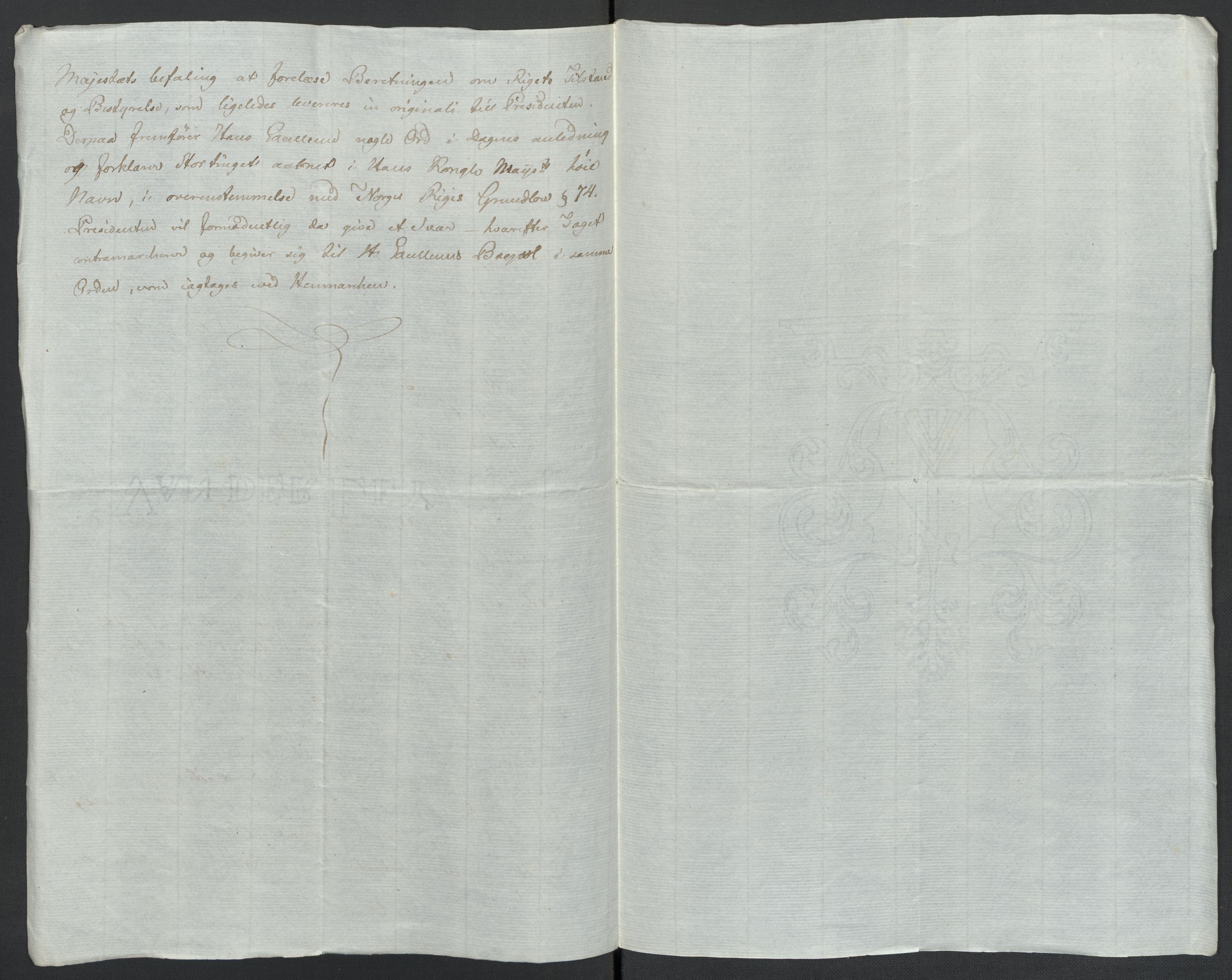 Christie, Wilhelm Frimann Koren, AV/RA-PA-0014/F/L0005: Christies dokumenter fra Stortinget, 1815-1816, s. 174