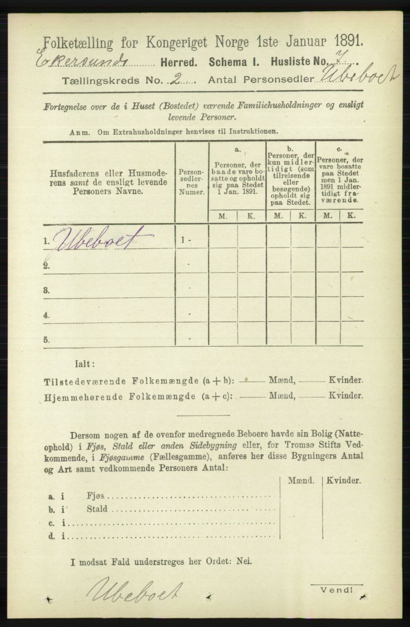 RA, Folketelling 1891 for 1116 Eigersund herred, 1891, s. 378