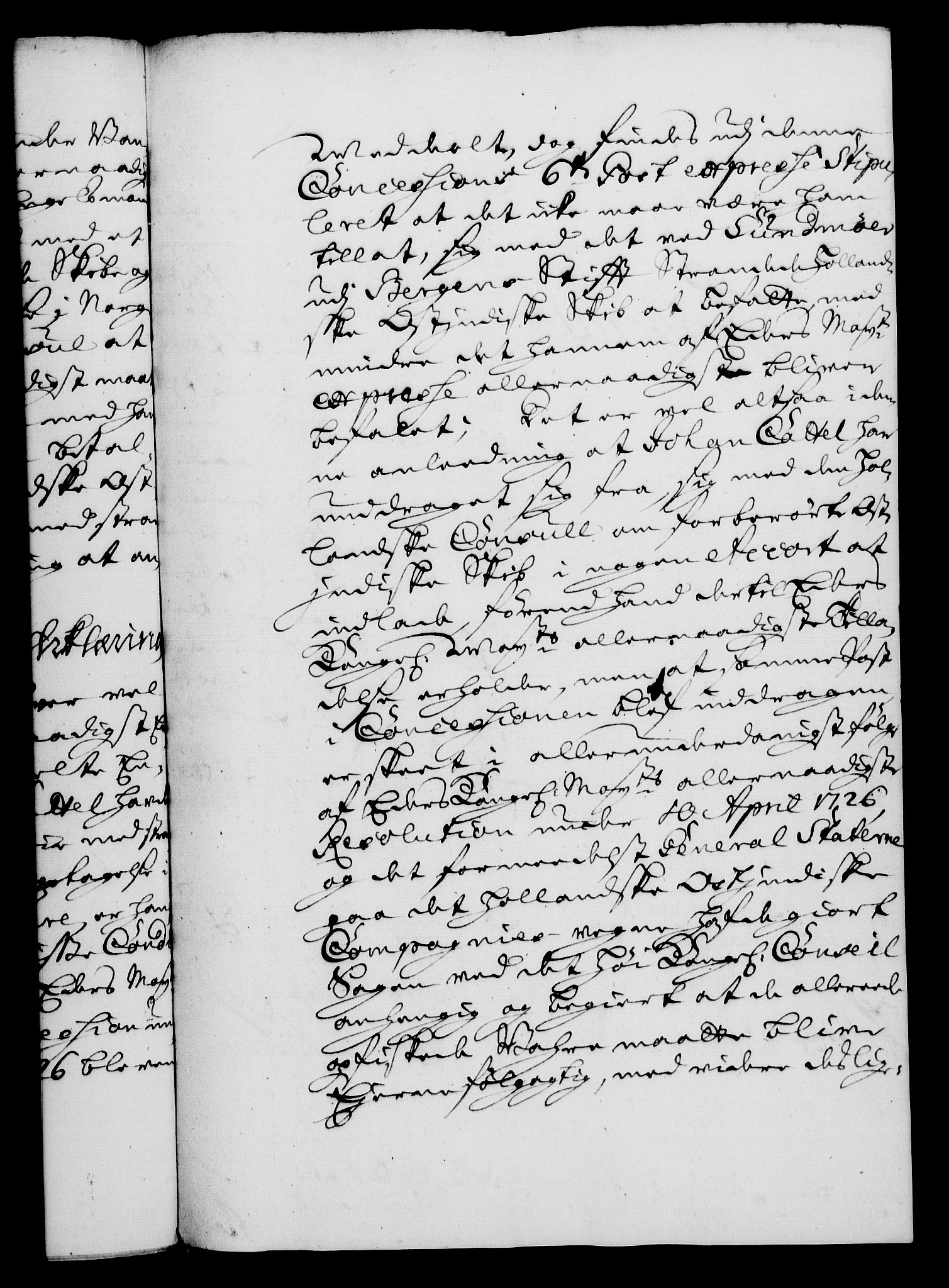 Rentekammeret, Kammerkanselliet, RA/EA-3111/G/Gf/Gfa/L0010: Norsk relasjons- og resolusjonsprotokoll (merket RK 52.10), 1727, s. 285