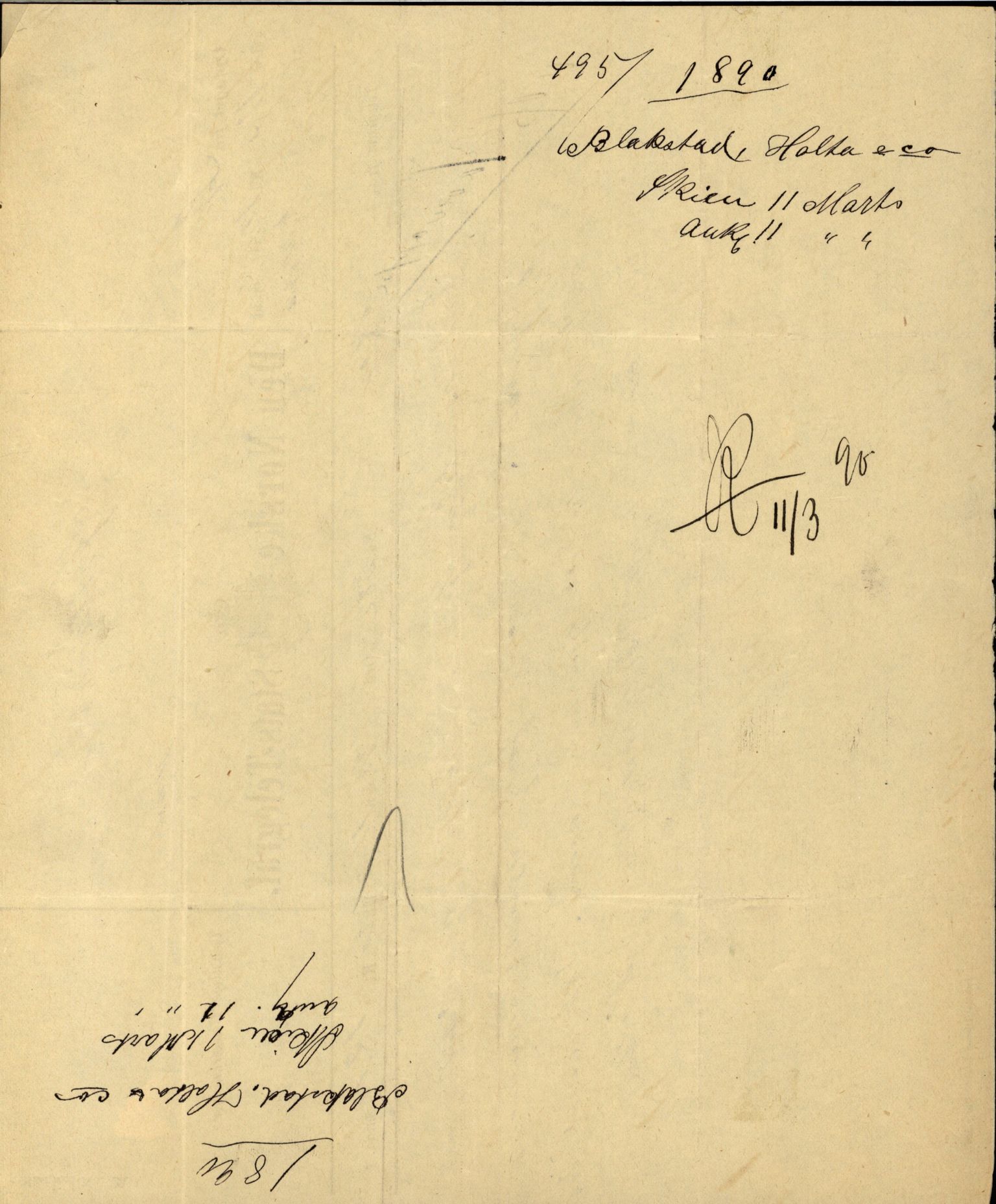 Pa 63 - Østlandske skibsassuranceforening, VEMU/A-1079/G/Ga/L0026/0002: Havaridokumenter / Dovre, Dictator, Ella, Elizabeth Morton, 1890, s. 127