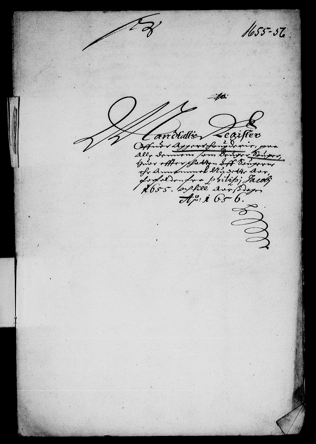 Rentekammeret inntil 1814, Reviderte regnskaper, Lensregnskaper, RA/EA-5023/R/Rb/Rba/L0227: Akershus len, 1655-1656