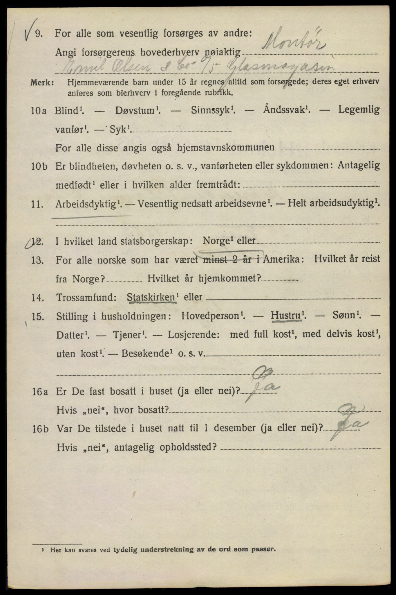 SAO, Folketelling 1920 for 0301 Kristiania kjøpstad, 1920, s. 279948