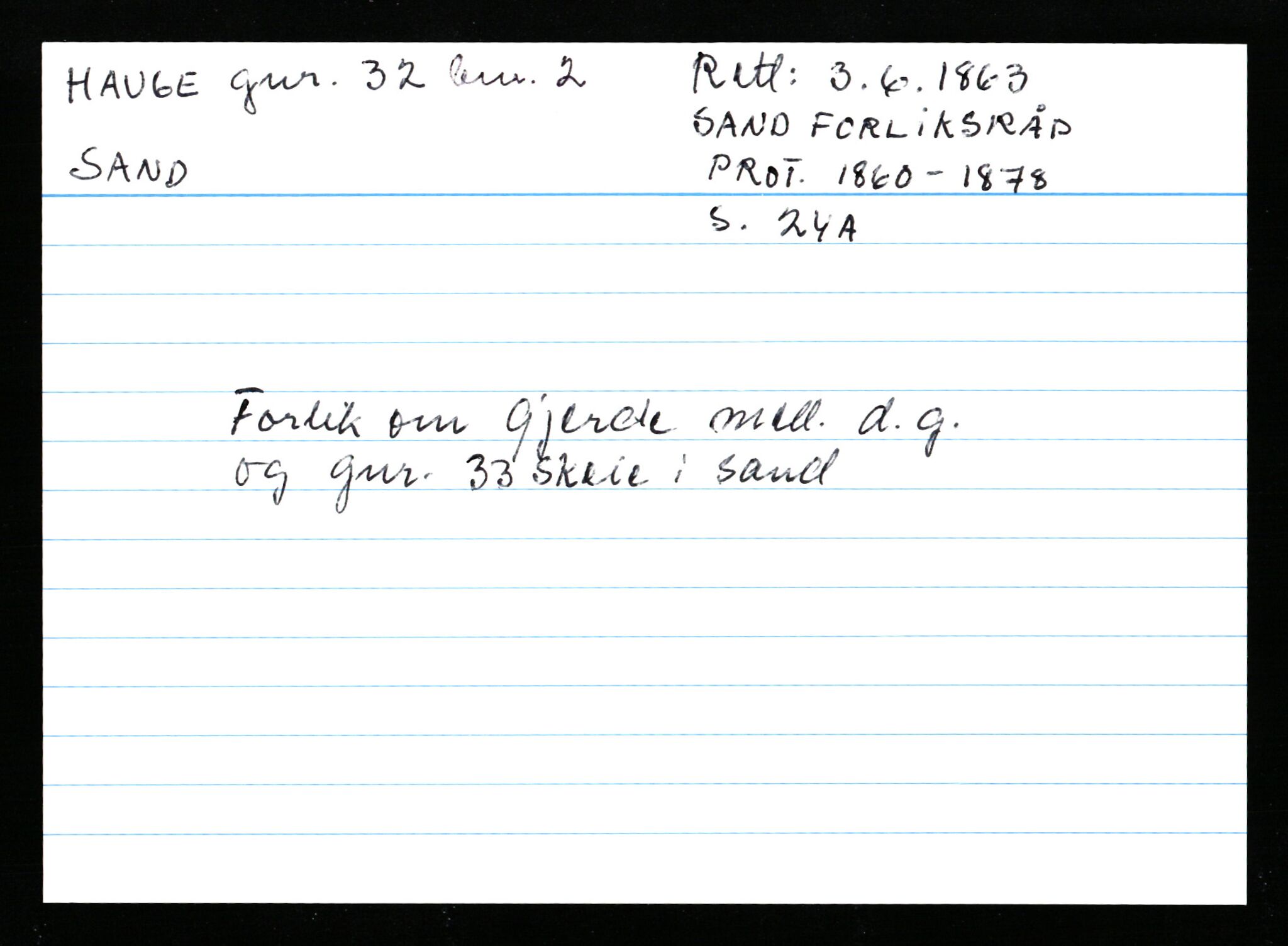 Statsarkivet i Stavanger, AV/SAST-A-101971/03/Y/Ym/L0021: Åstedskort sortert etter gårdsnavn: Hauge - Haukås, 1600-1950, s. 157