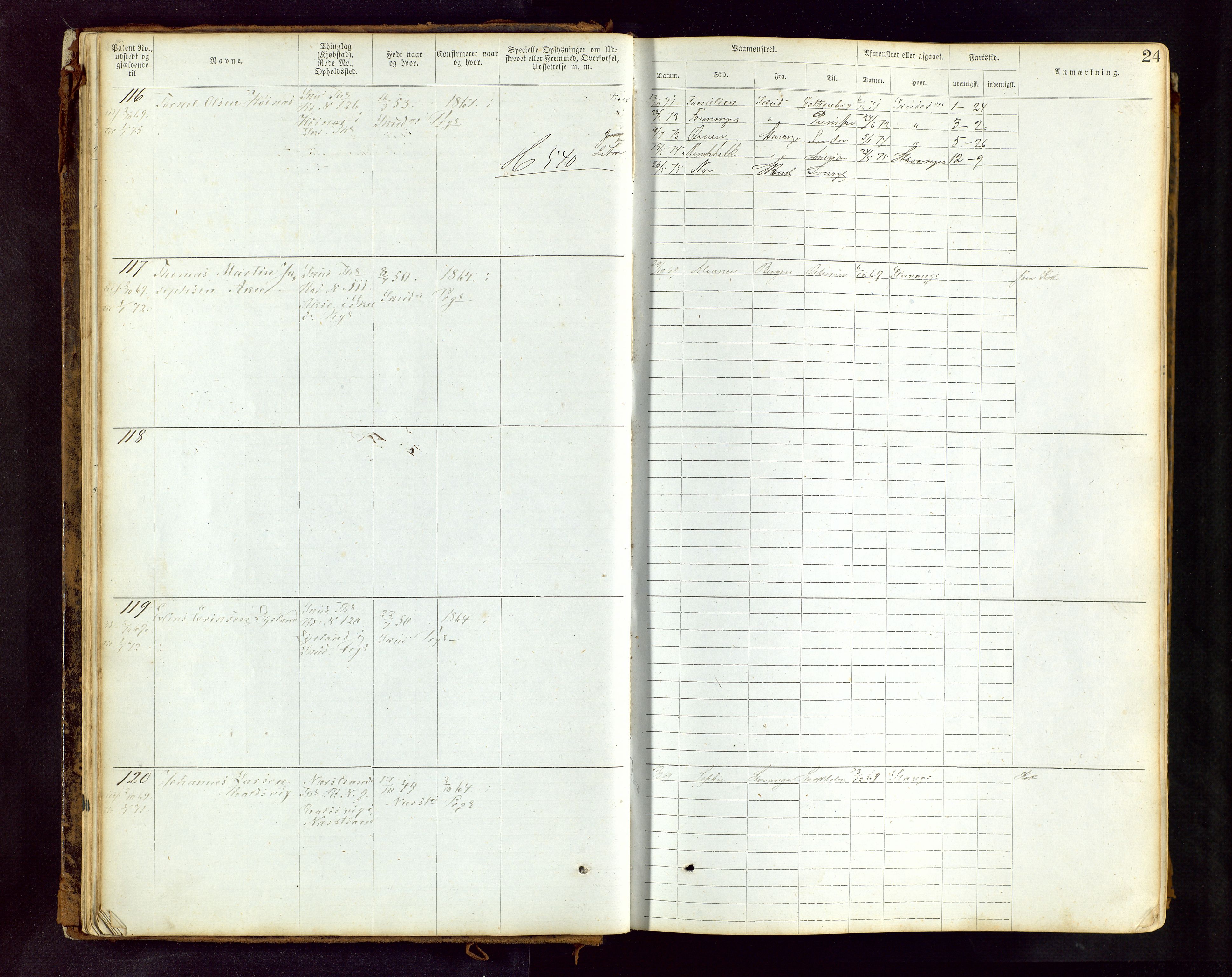Haugesund sjømannskontor, AV/SAST-A-102007/F/Ff/L0002: Sjøfartsrulle Skudenes krets nr. 1-2719, 1868-1948, s. 24