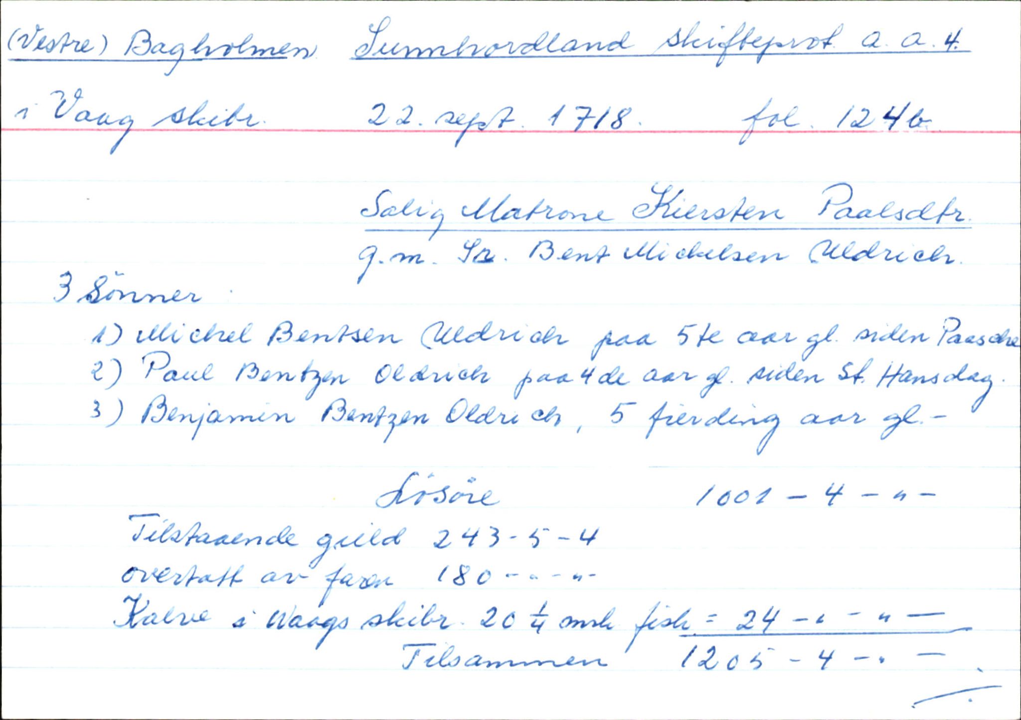 Skiftekort ved Statsarkivet i Bergen, SAB/SKIFTEKORT/004/L0003: Skifteprotokoll nr. 4, 1717-1722, s. 532