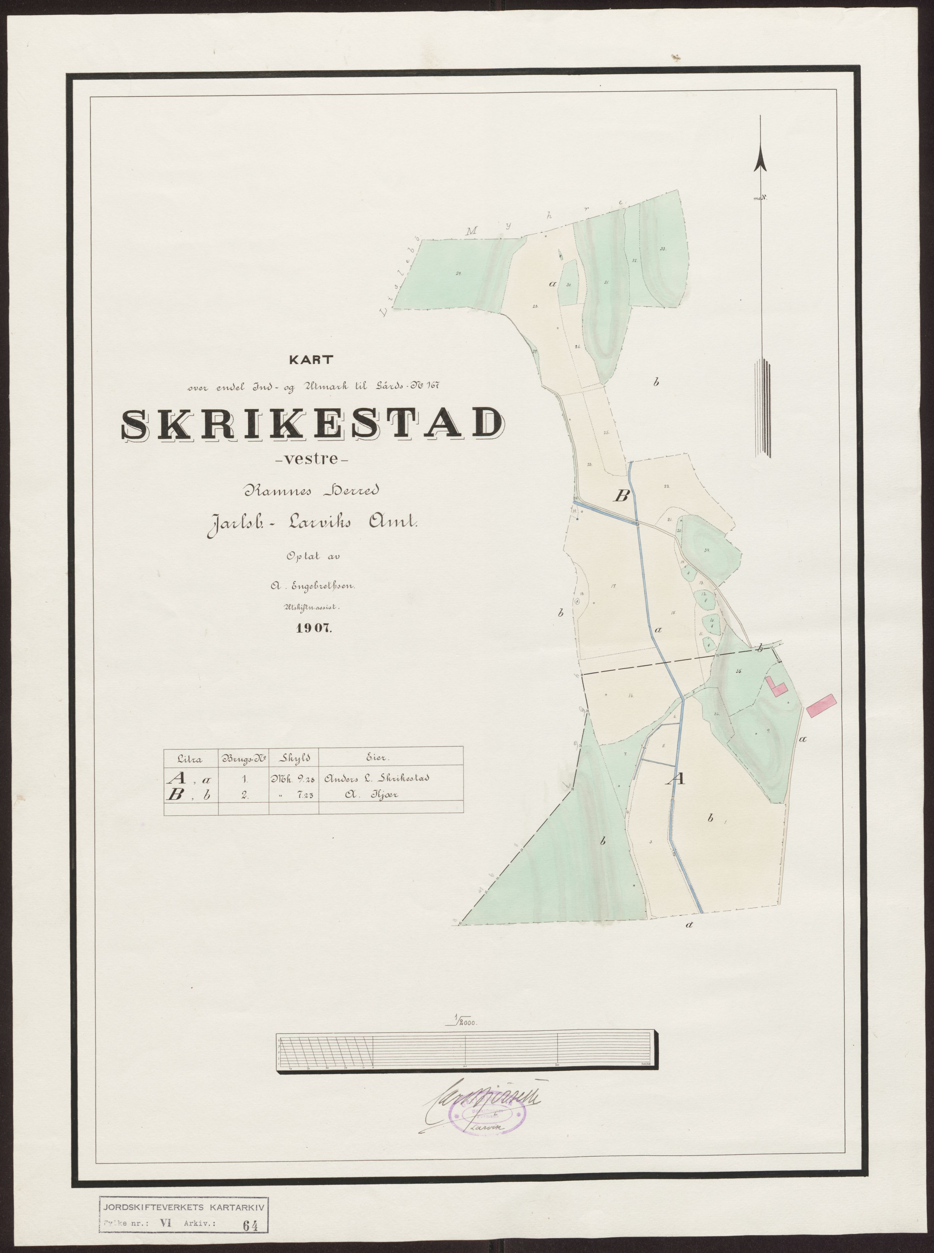 Jordskifteverkets kartarkiv, RA/S-3929/T, 1859-1988, s. 76
