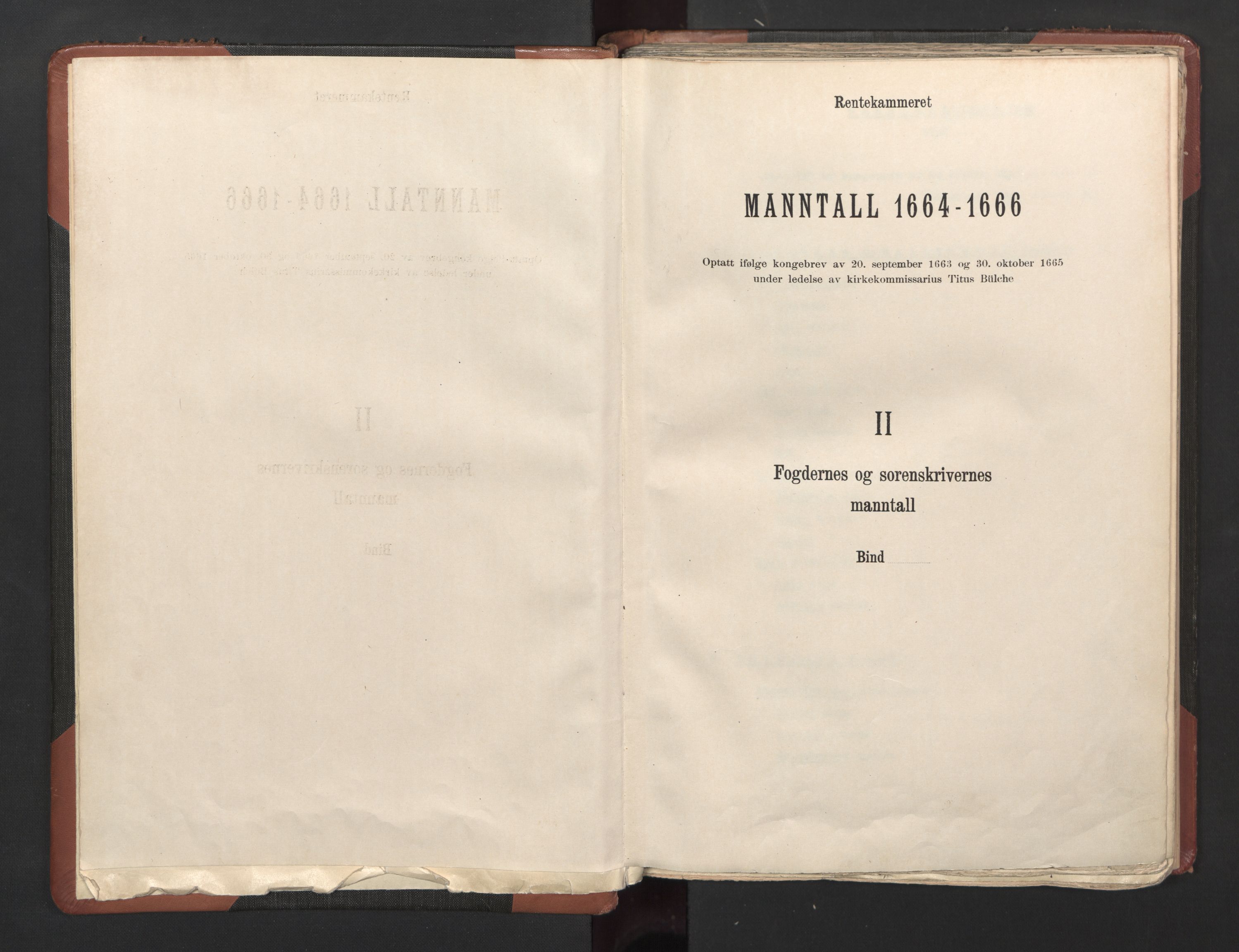 RA, Fogdenes og sorenskrivernes manntall 1664-1666, nr. 5: Fogderier (len og skipreider) i nåværende Buskerud fylke og Vestfold fylke, 1664