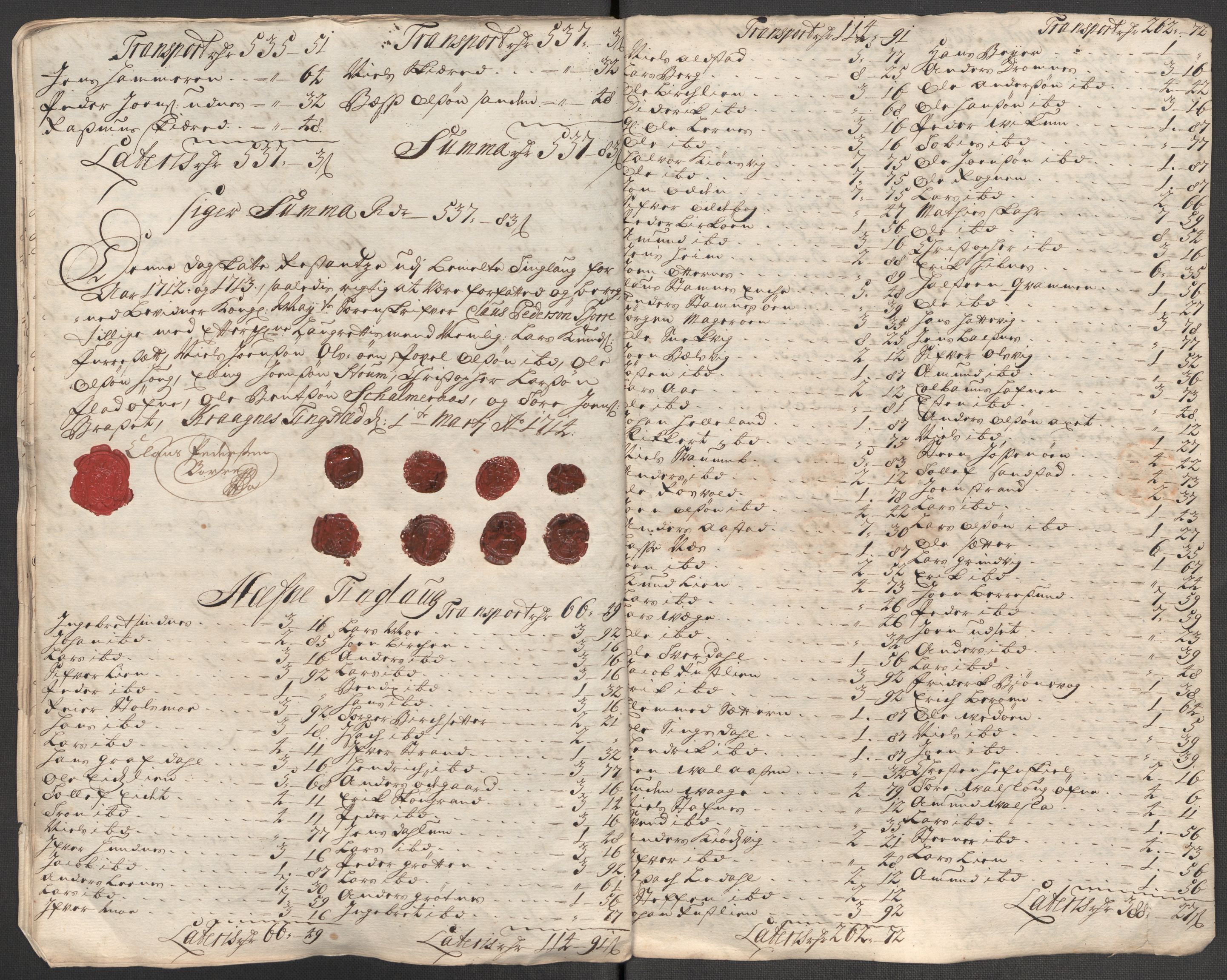 Rentekammeret inntil 1814, Reviderte regnskaper, Fogderegnskap, AV/RA-EA-4092/R57/L3861: Fogderegnskap Fosen, 1712-1713, s. 502