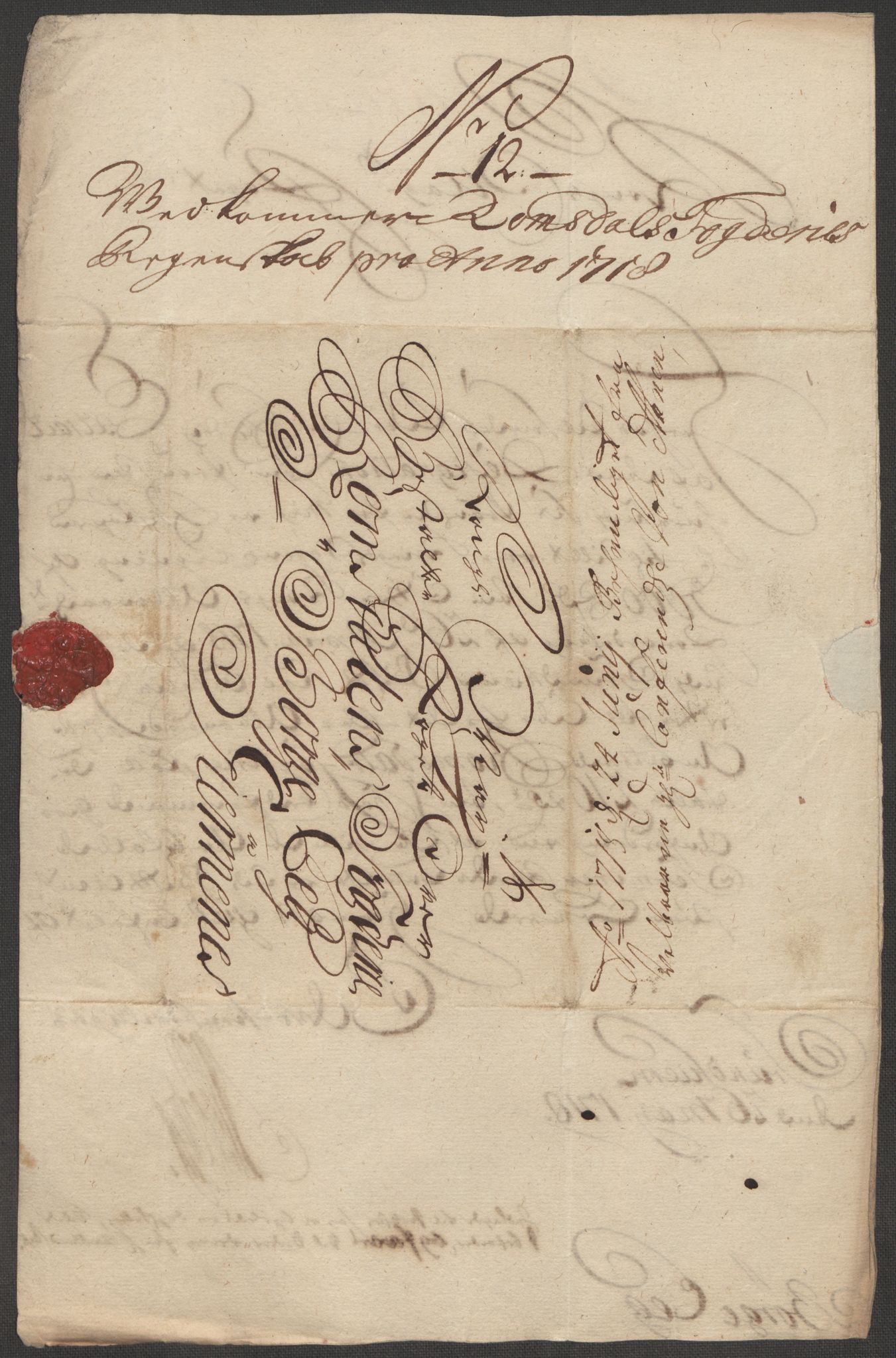 Rentekammeret inntil 1814, Reviderte regnskaper, Fogderegnskap, RA/EA-4092/R55/L3665: Fogderegnskap Romsdal, 1718, s. 128