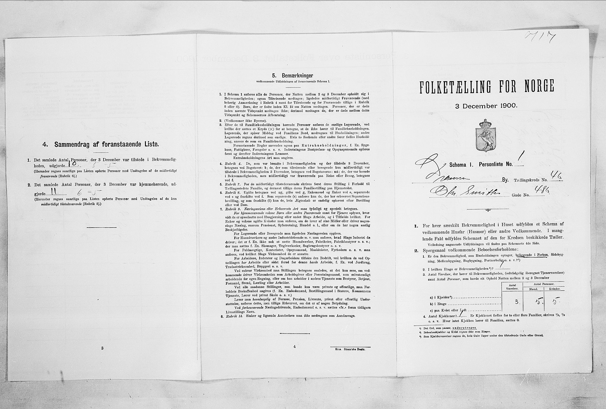 RA, Folketelling 1900 for 0602 Drammen kjøpstad, 1900, s. 8050