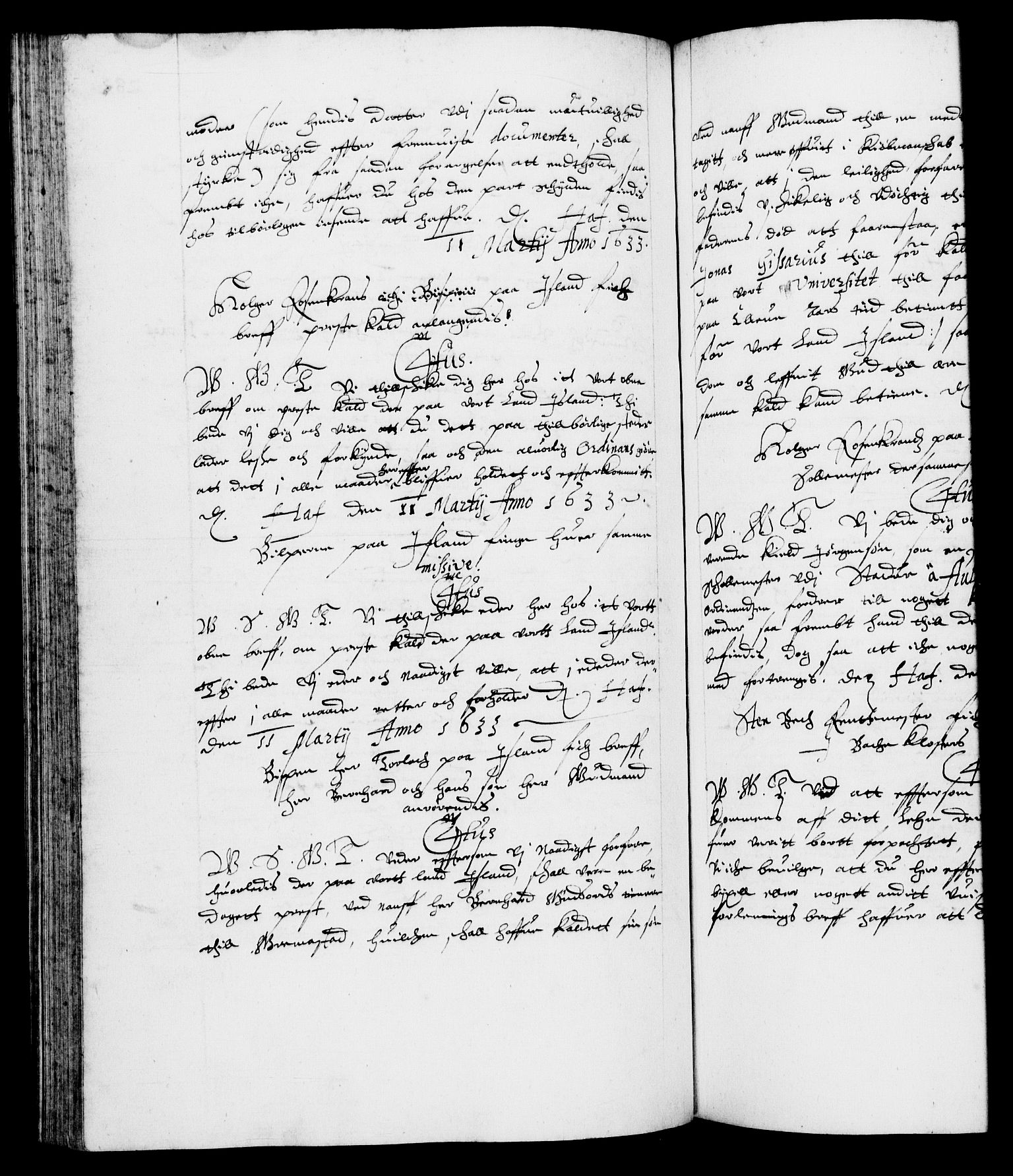 Danske Kanselli 1572-1799, AV/RA-EA-3023/F/Fc/Fca/Fcab/L0005: Norske tegnelser (mikrofilm), 1628-1633, s. 282b