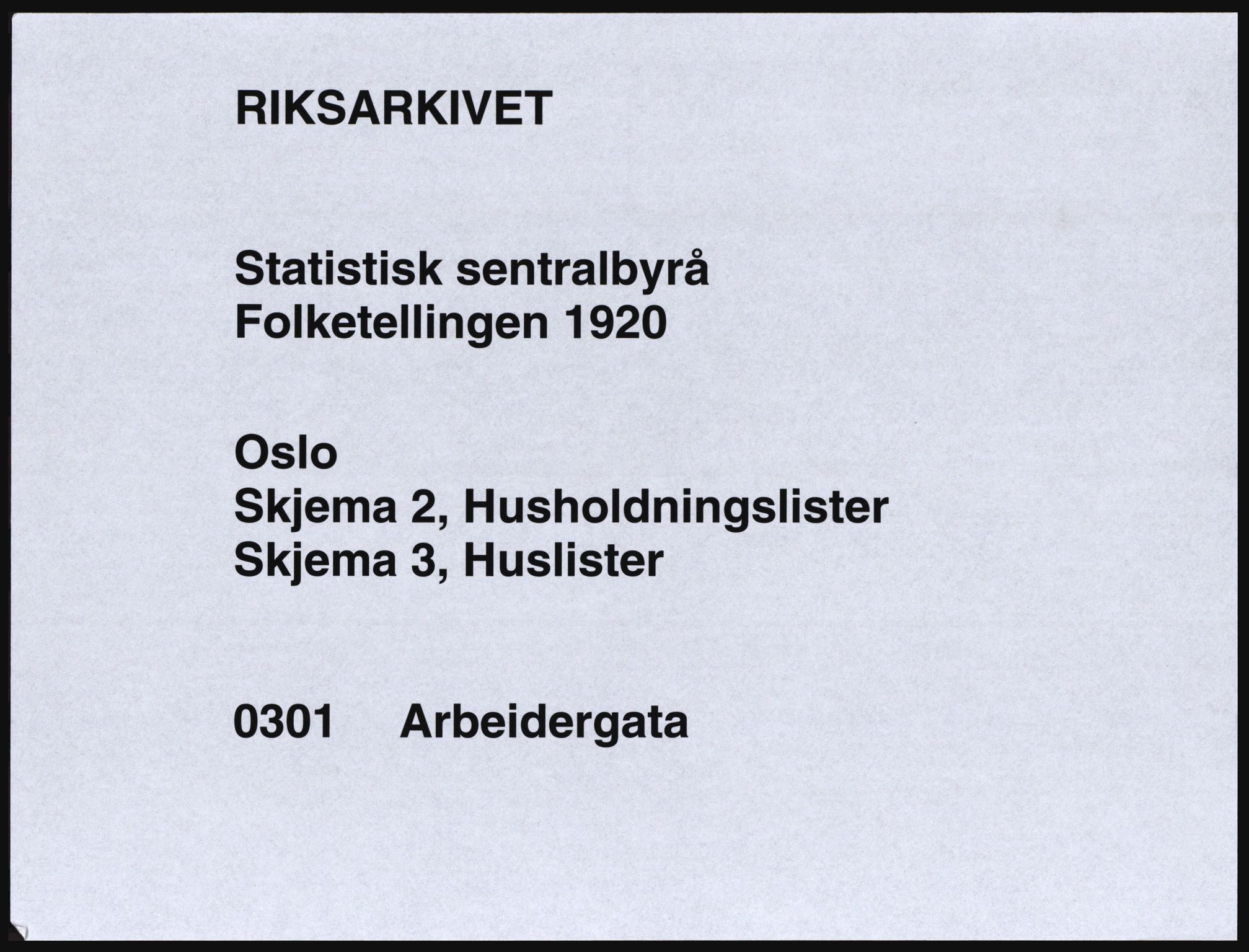 SAO, Folketelling 1920 for 0301 Kristiania kjøpstad, 1920, s. 1300