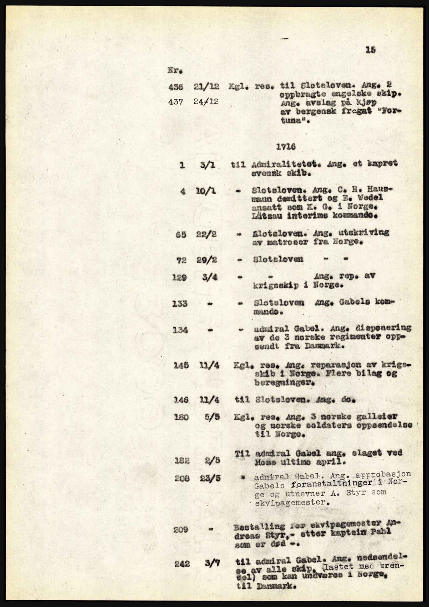 Riksarkivet, Seksjon for eldre arkiv og spesialsamlinger, AV/RA-EA-6797/H/Ha, 1953, s. 15