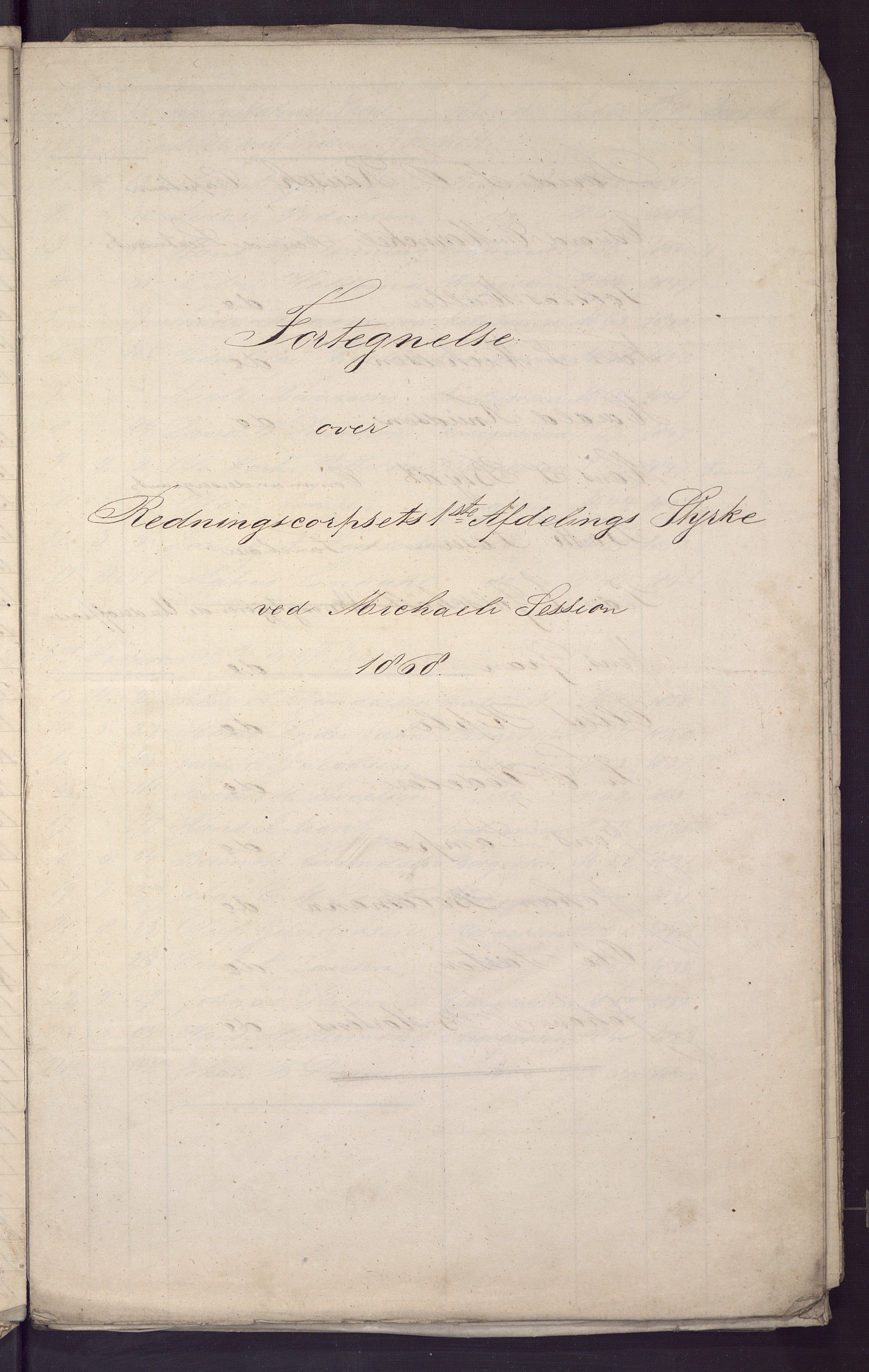 Borgervæpningen i Bergen, BBA/A-1301/G/Gf/L0001/0011: Styrkelister / Fortegnelser over kompaniers og bataljoners styrke , 1870