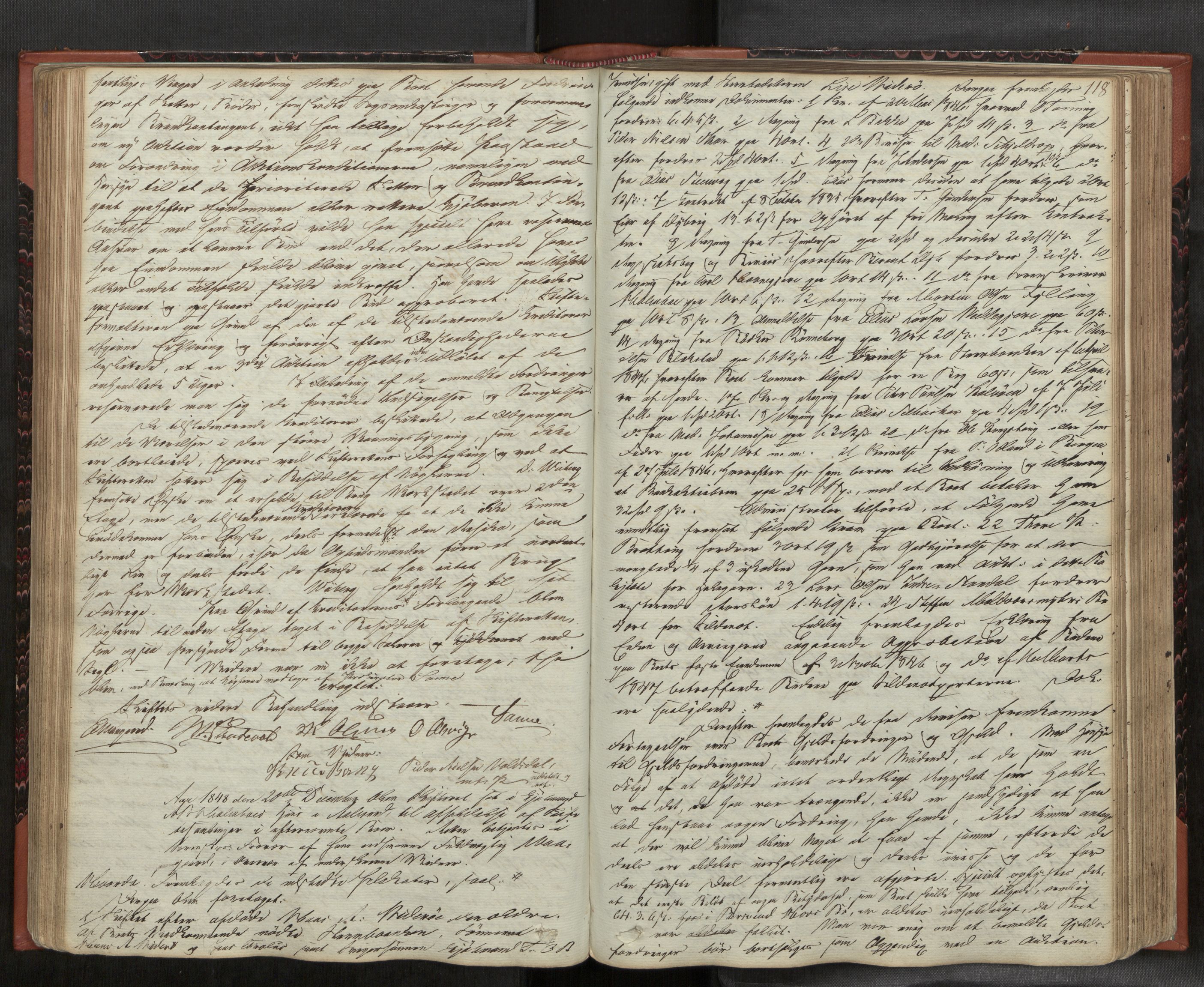 Nordre Sunnmøre sorenskriveri, AV/SAT-A-0006/1/3/3B/L0001: Skiftebehandlingsprotokoll, 1846-1852, s. 118