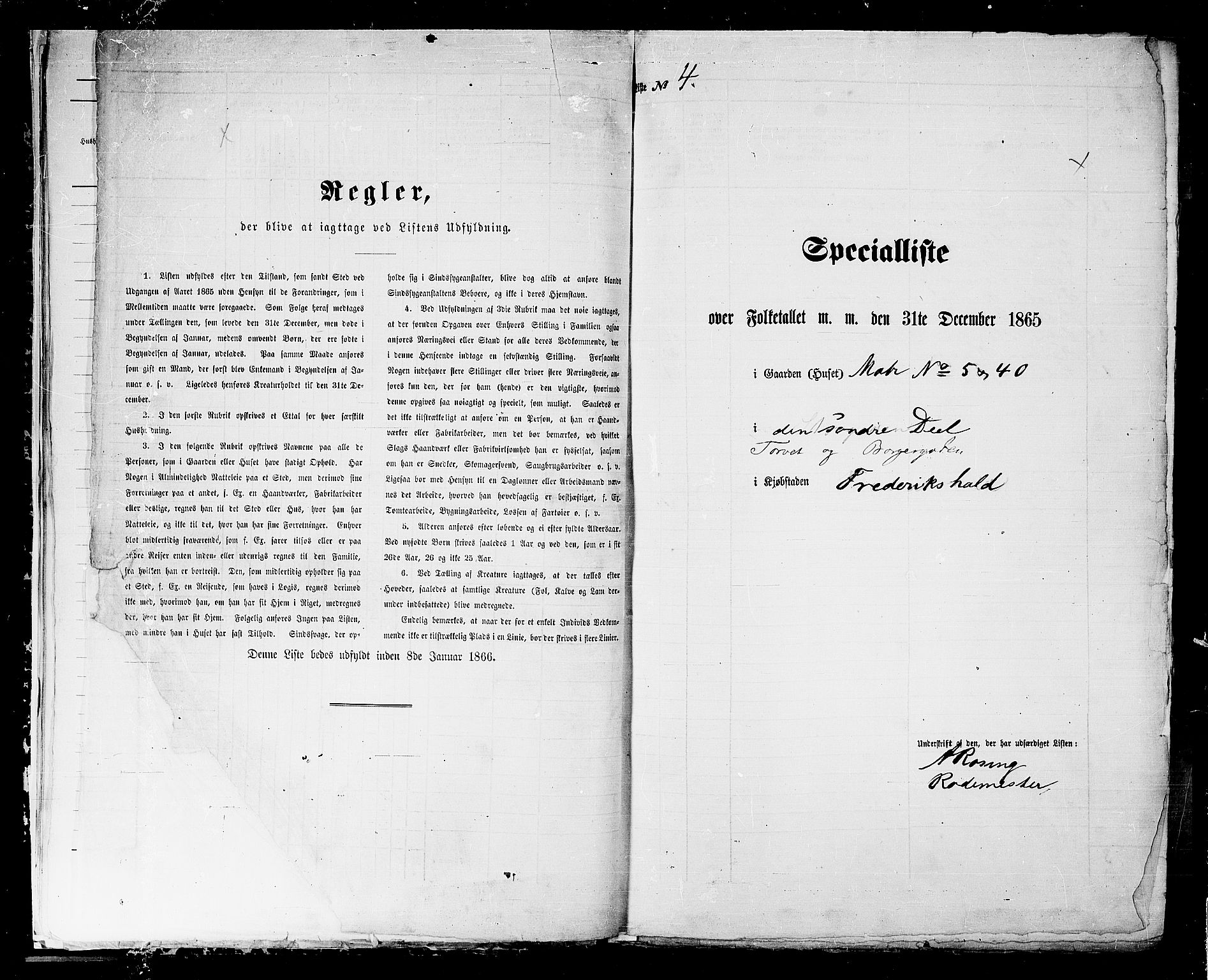 RA, Folketelling 1865 for 0101P Fredrikshald prestegjeld, 1865, s. 16