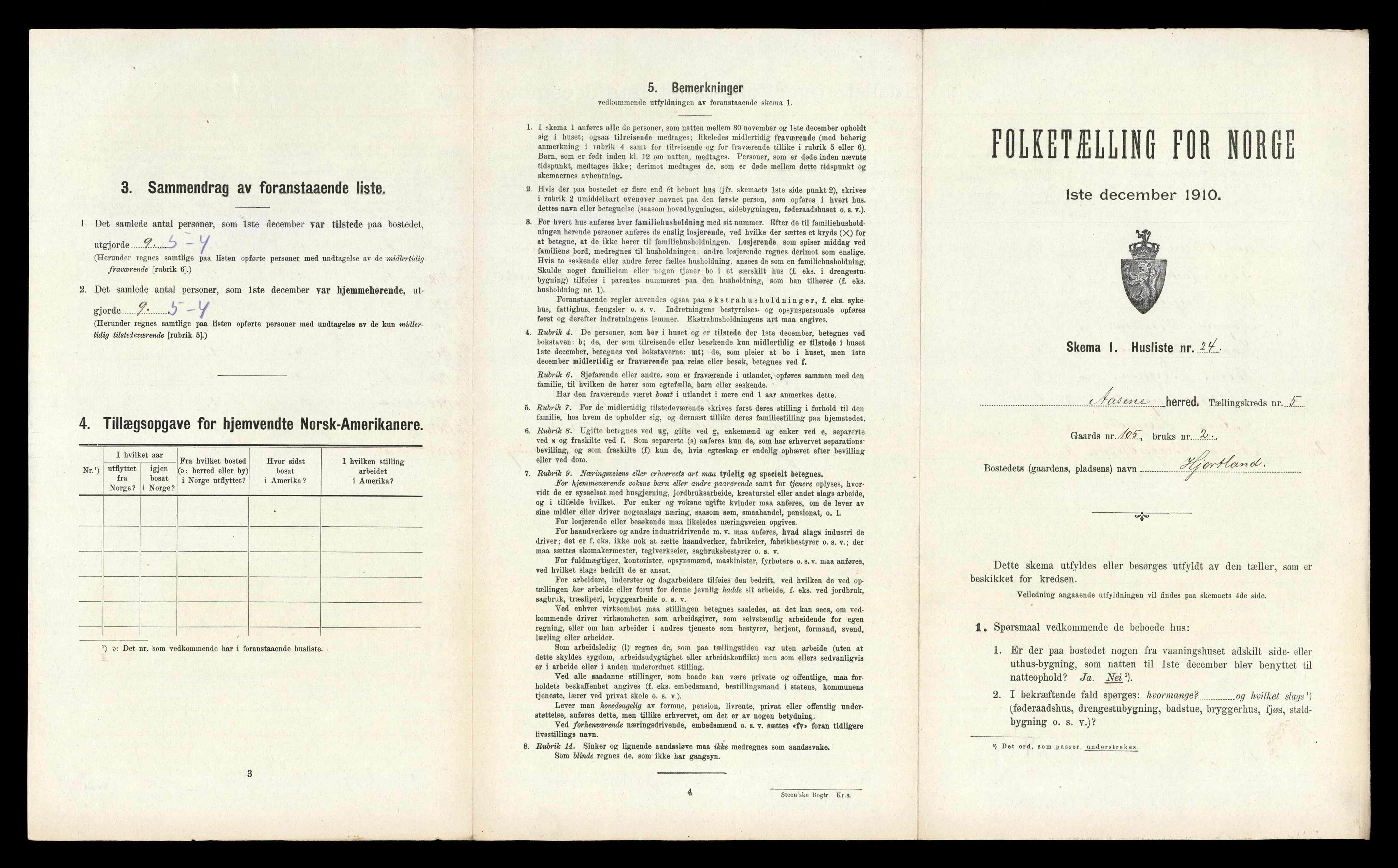 RA, Folketelling 1910 for 1255 Åsane herred, 1910, s. 293